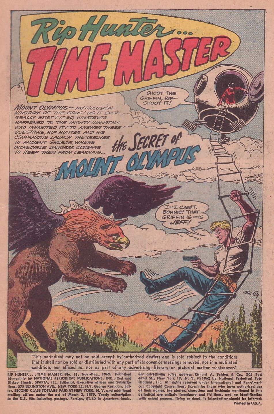 Read online Rip Hunter...Time Master comic -  Issue #11 - 3