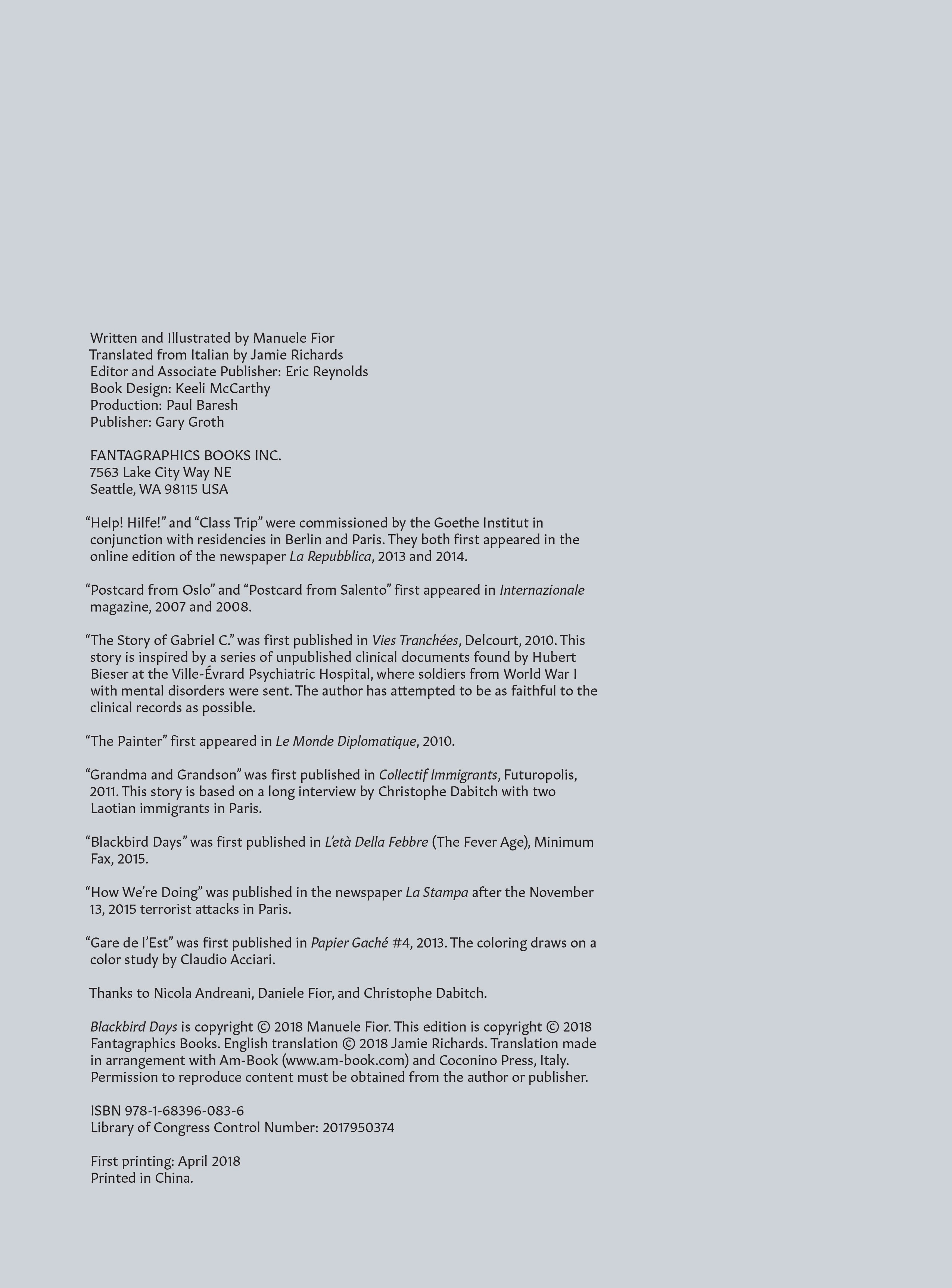 Read online Blackbird Days comic -  Issue # TPB - 3