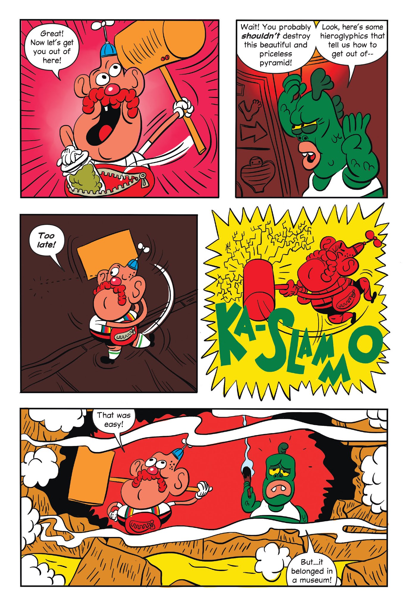 Read online Uncle Grandpa and the Time Casserole comic -  Issue # TPB - 92