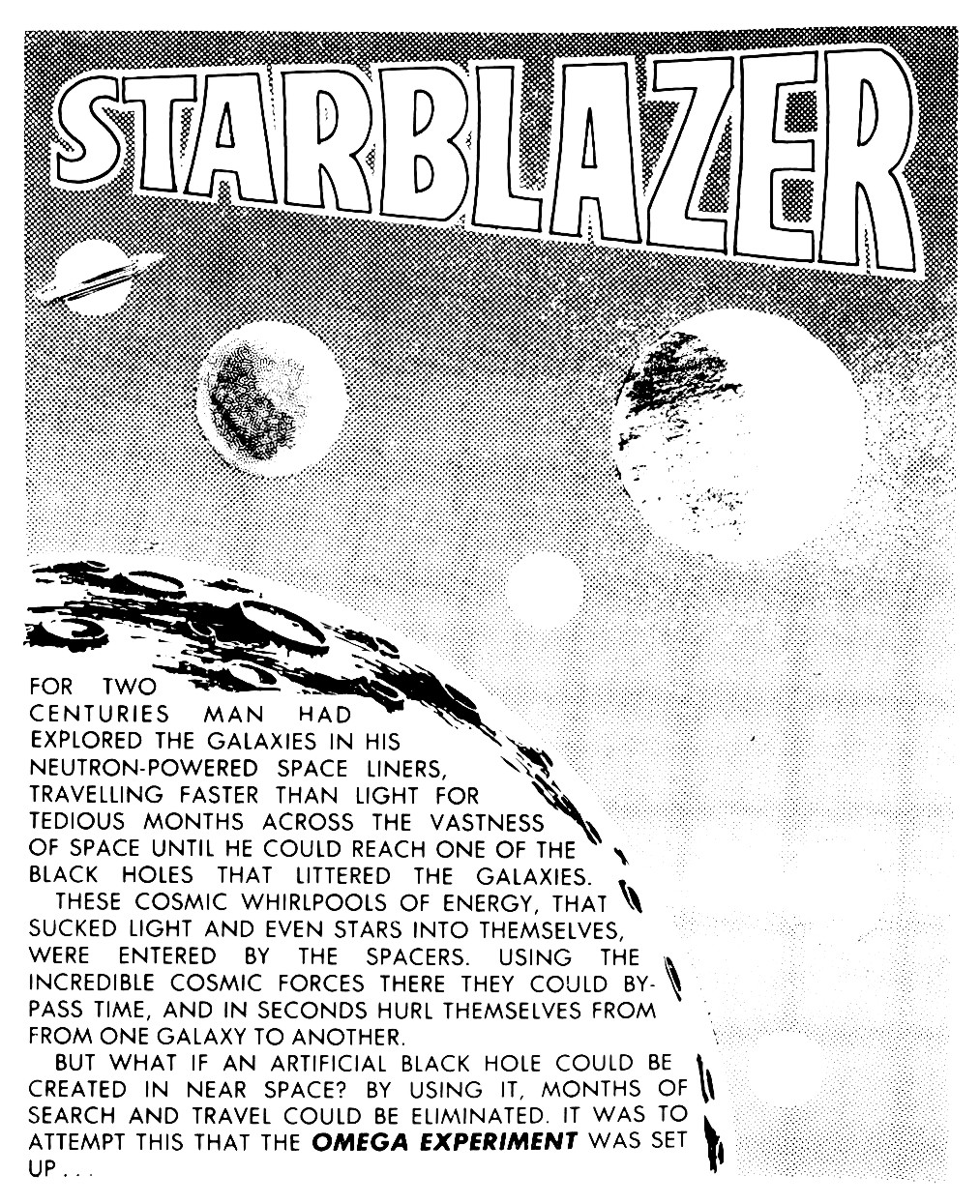 Read online Starblazer comic -  Issue #1 - 2
