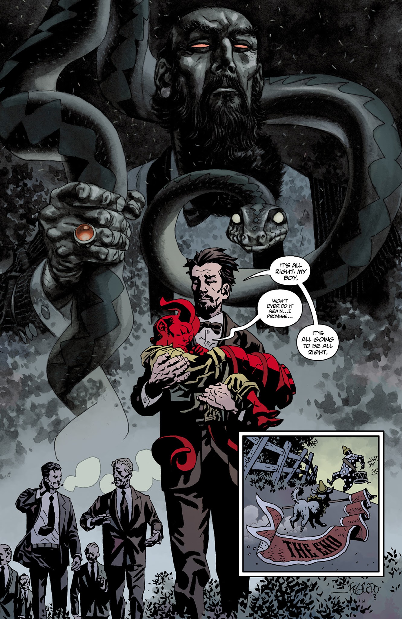 Read online Hellboy: The Midnight Circus comic -  Issue # TPB - 57