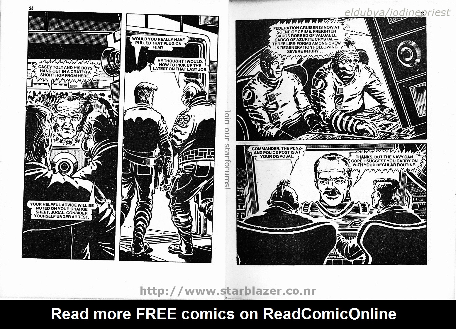 Read online Starblazer comic -  Issue #217 - 16