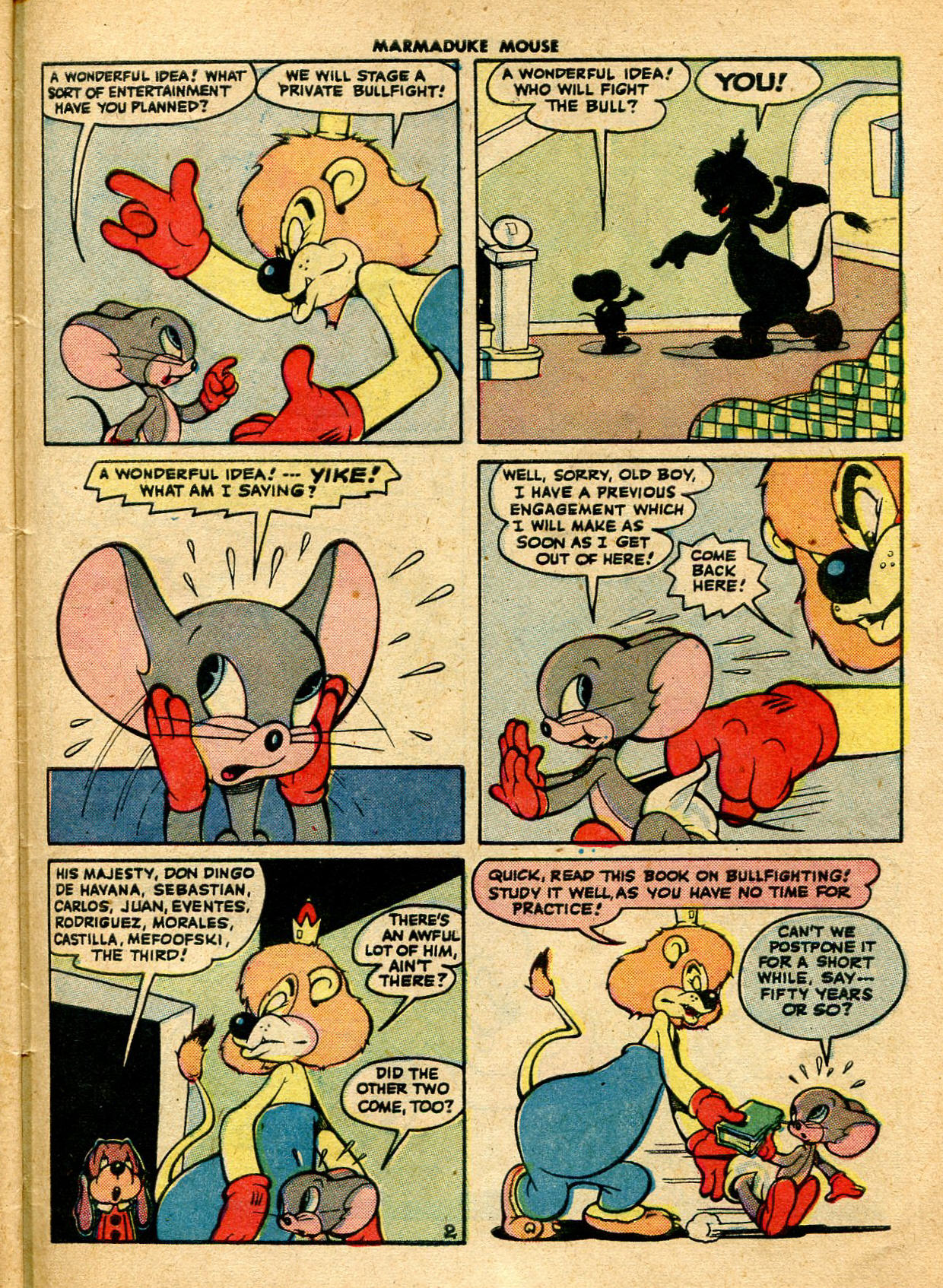 Read online Marmaduke Mouse comic -  Issue #6 - 45