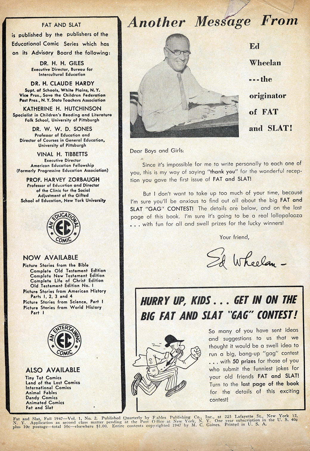 Read online Fat and Slat comic -  Issue #2 - 2