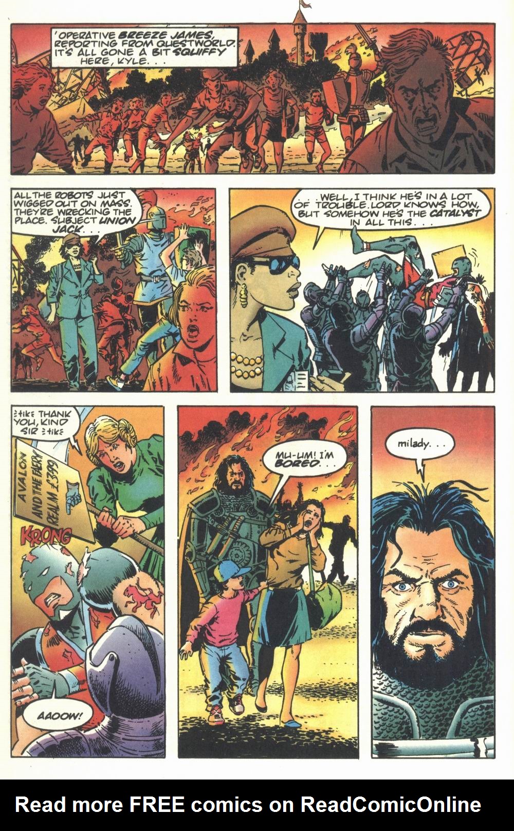 Read online Knights of Pendragon comic -  Issue #1 - 18