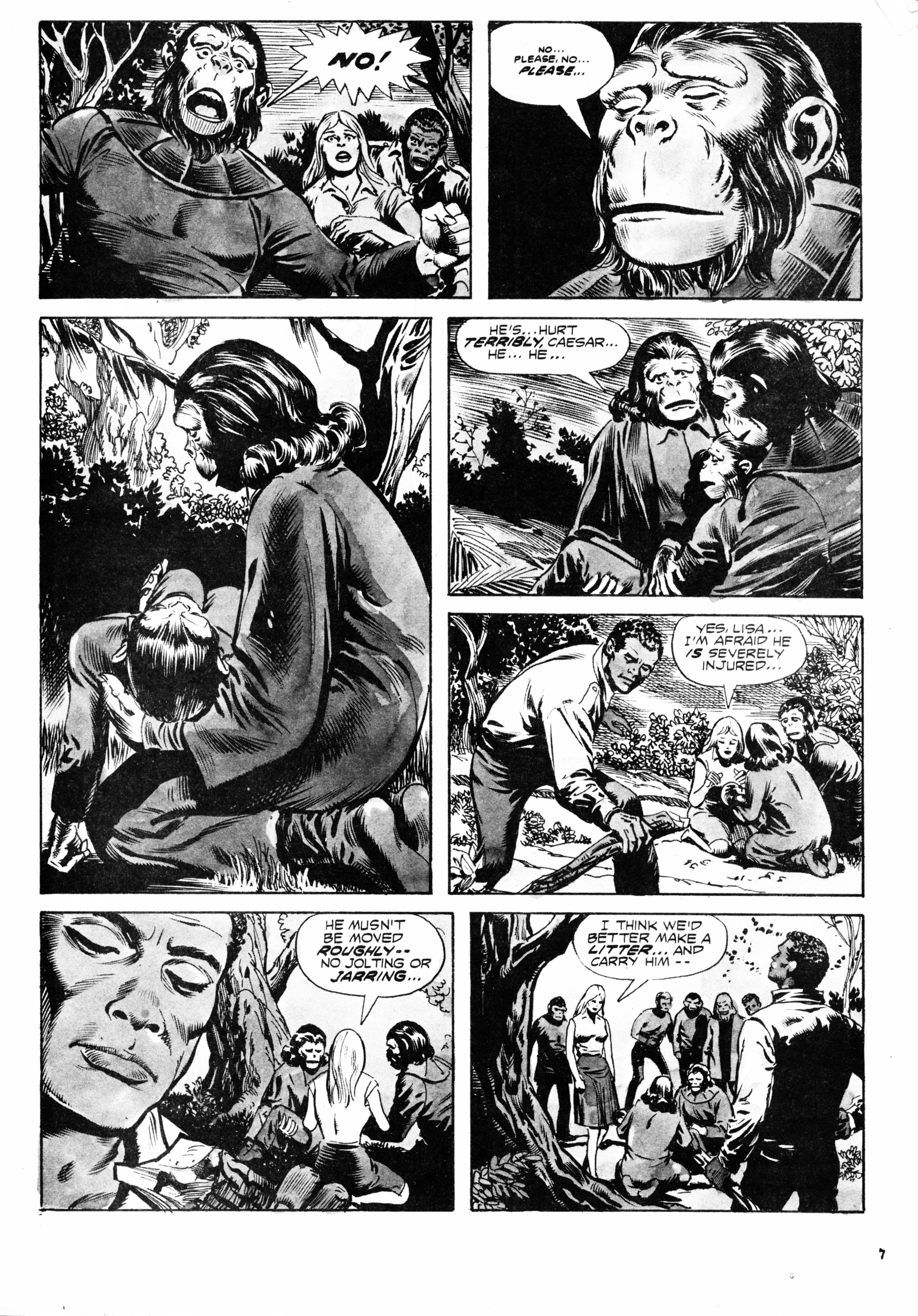 Read online Planet of the Apes (1974) comic -  Issue #119 - 7