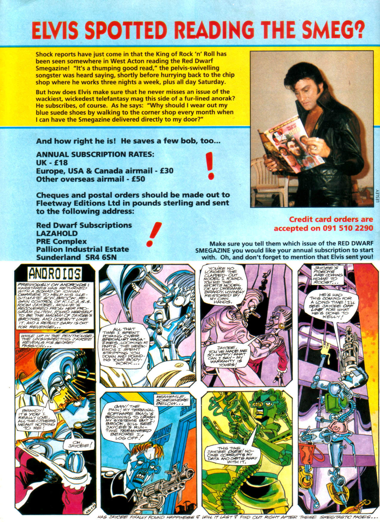 Read online Red Dwarf Smegazine (1993) comic -  Issue #6 - 12