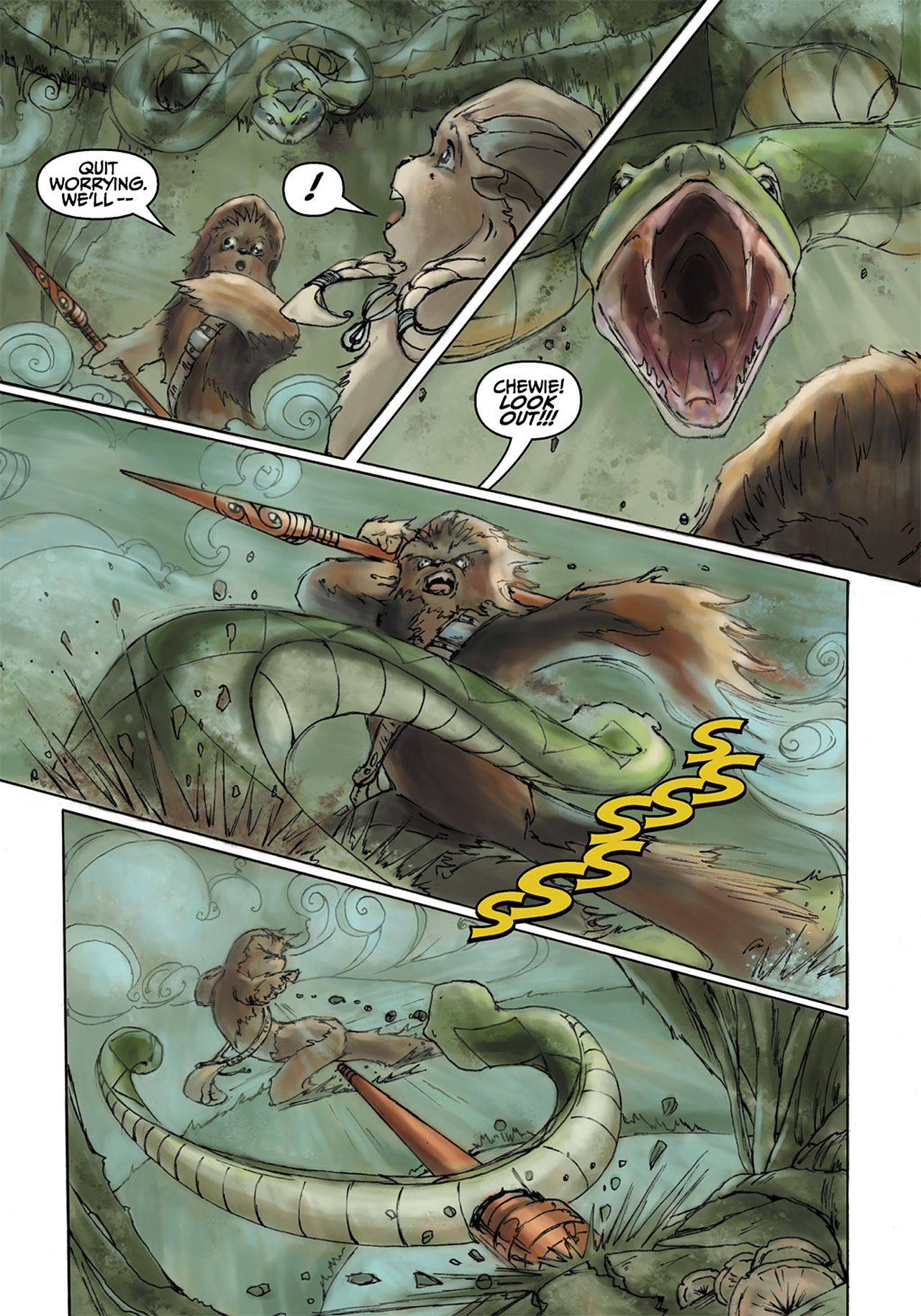 Read online Star Wars Adventures comic -  Issue # Issue Chewbacca and the Slavers of the Shadowlands - 15