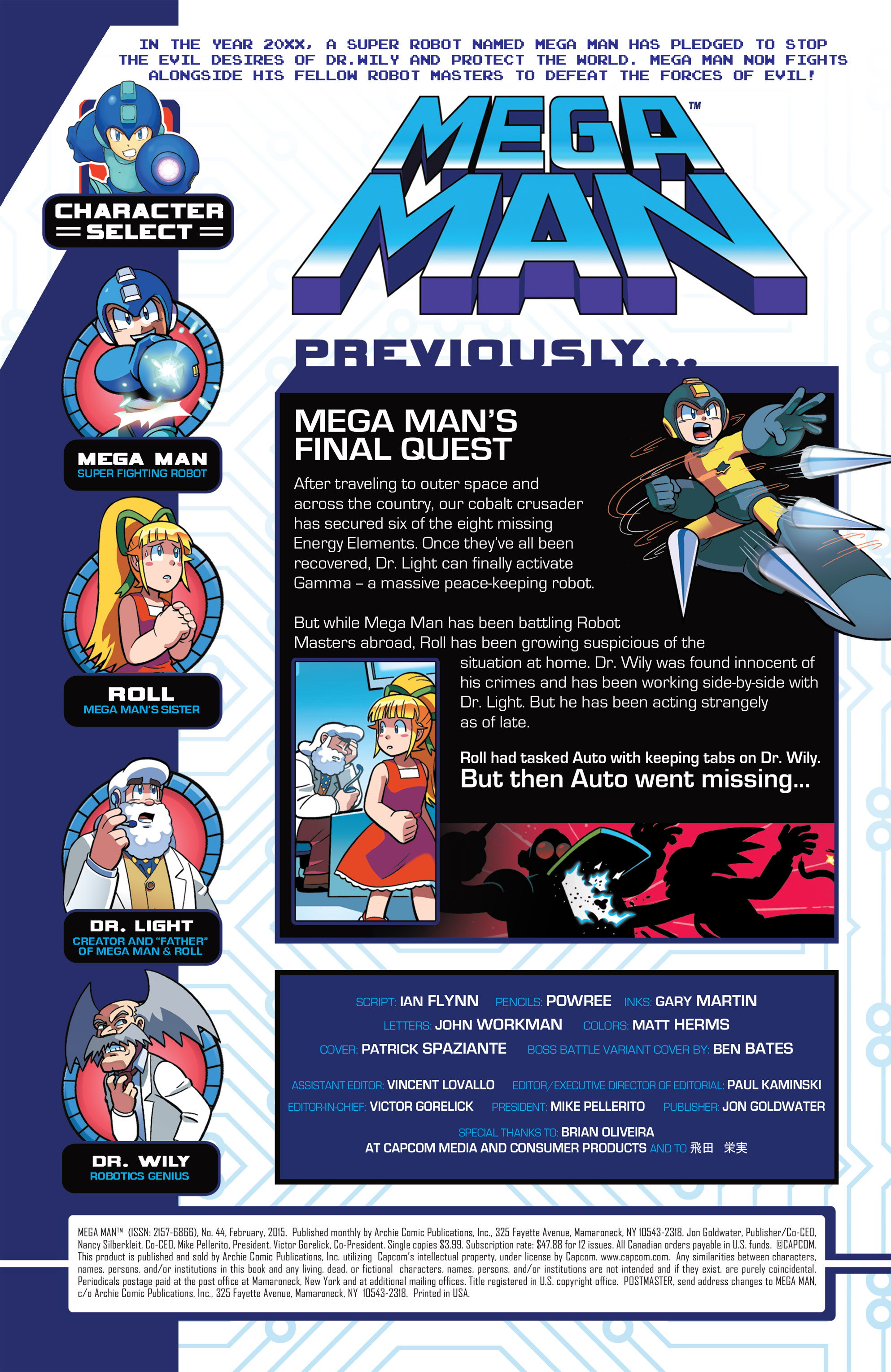Read online Mega Man comic -  Issue #44 - 2