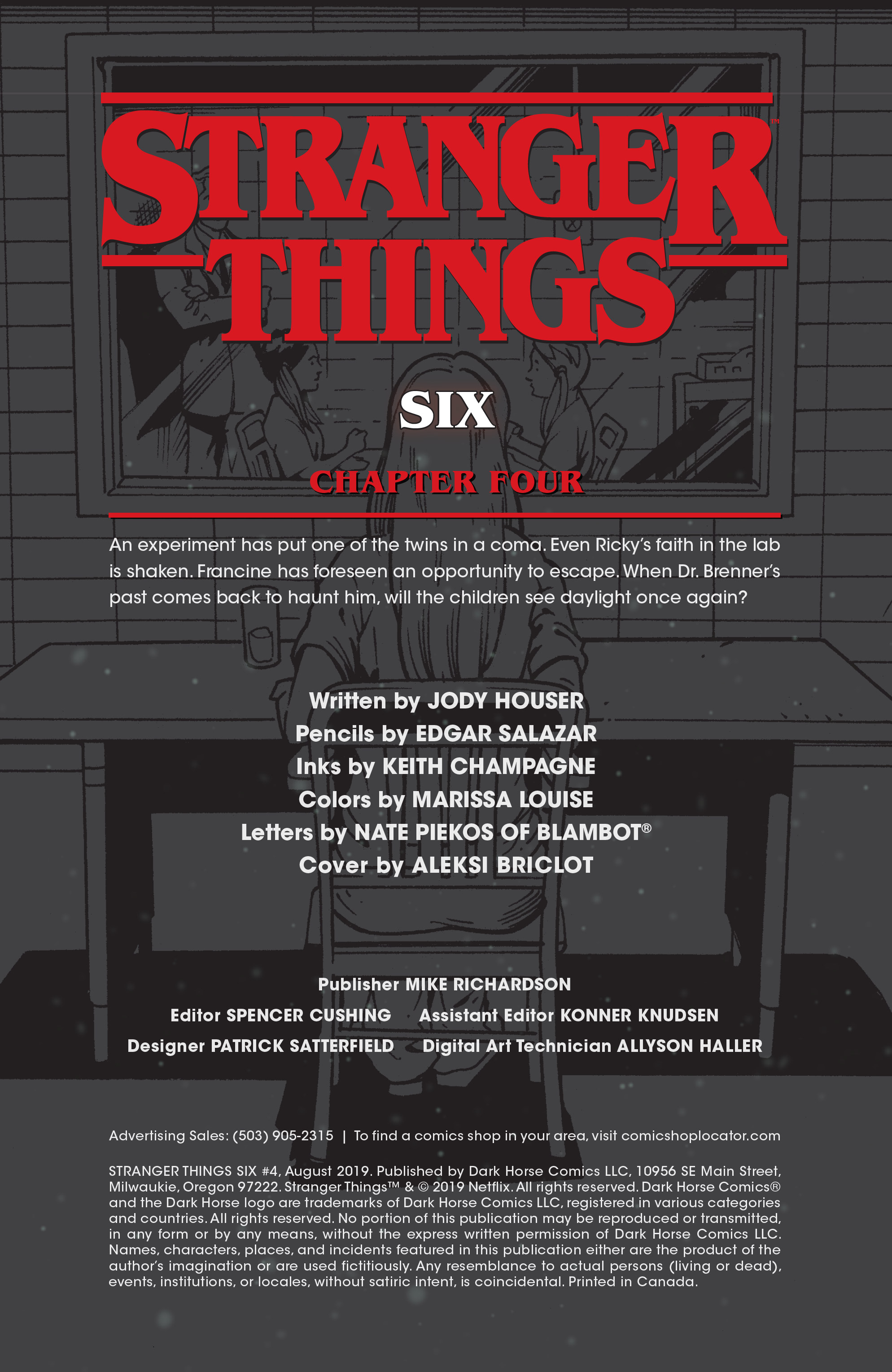 Read online Stranger Things SIX comic -  Issue #4 - 2