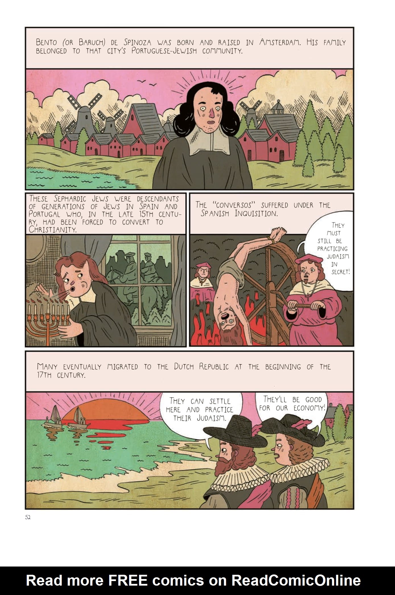 Read online Heretics!: The Wondrous (and Dangerous) Beginnings of Modern Philosophy comic -  Issue # TPB (Part 1) - 53