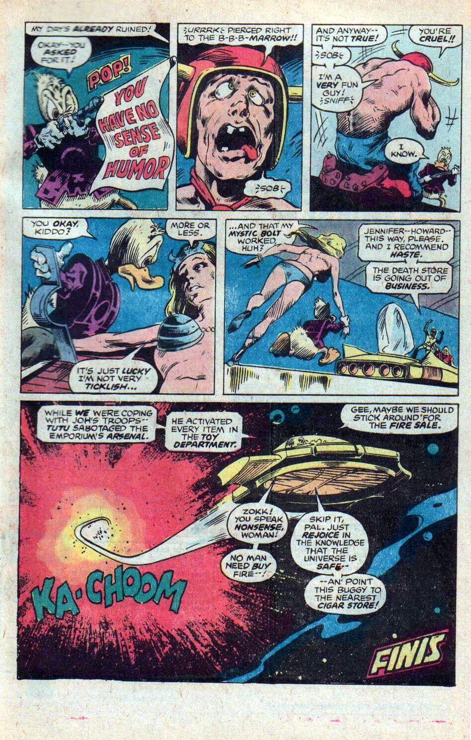 Read online Howard the Duck (1976) comic -  Issue #23 - 18