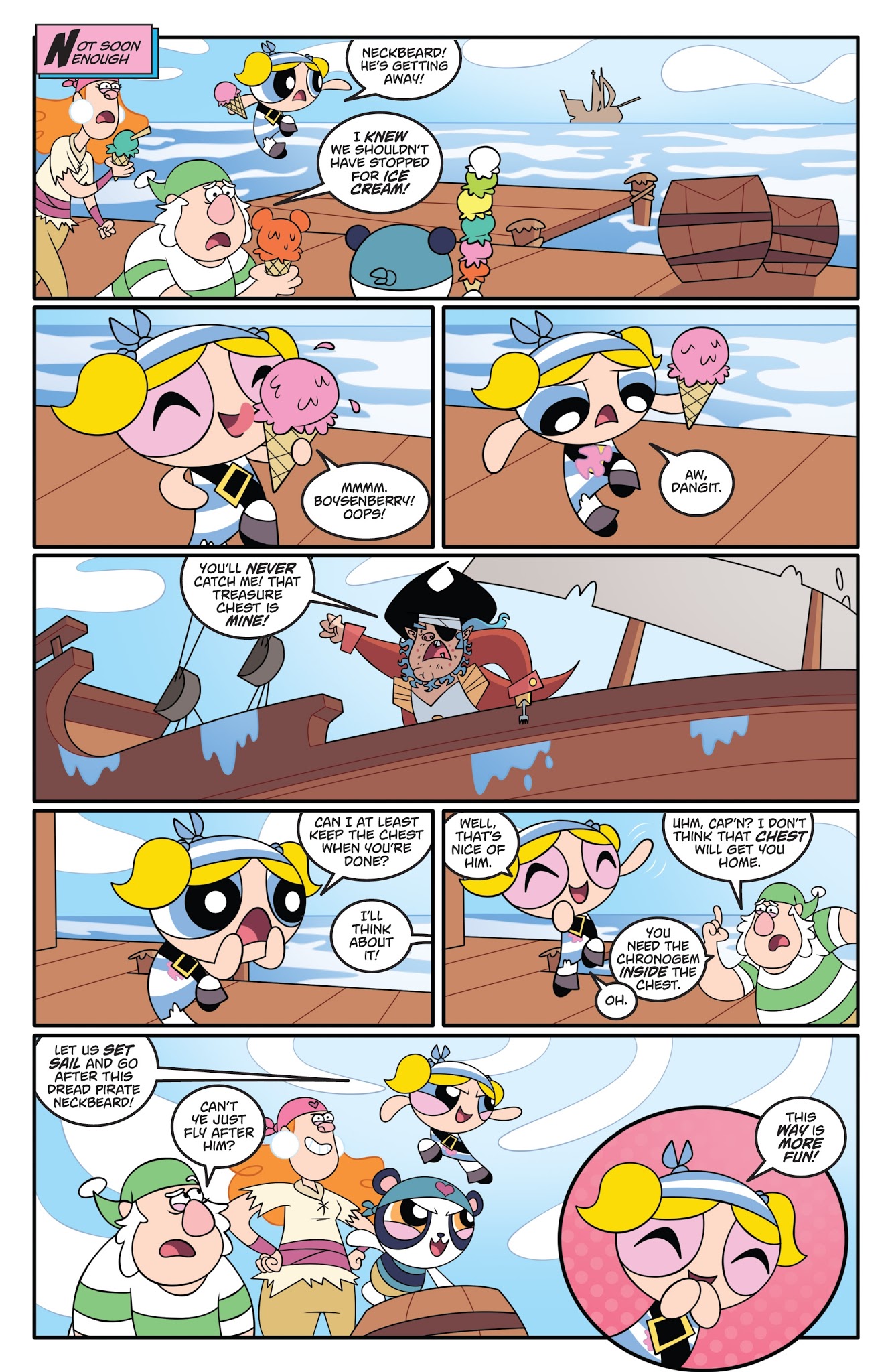 Read online Powerpuff Girls: The Time Tie comic -  Issue #2 - 10