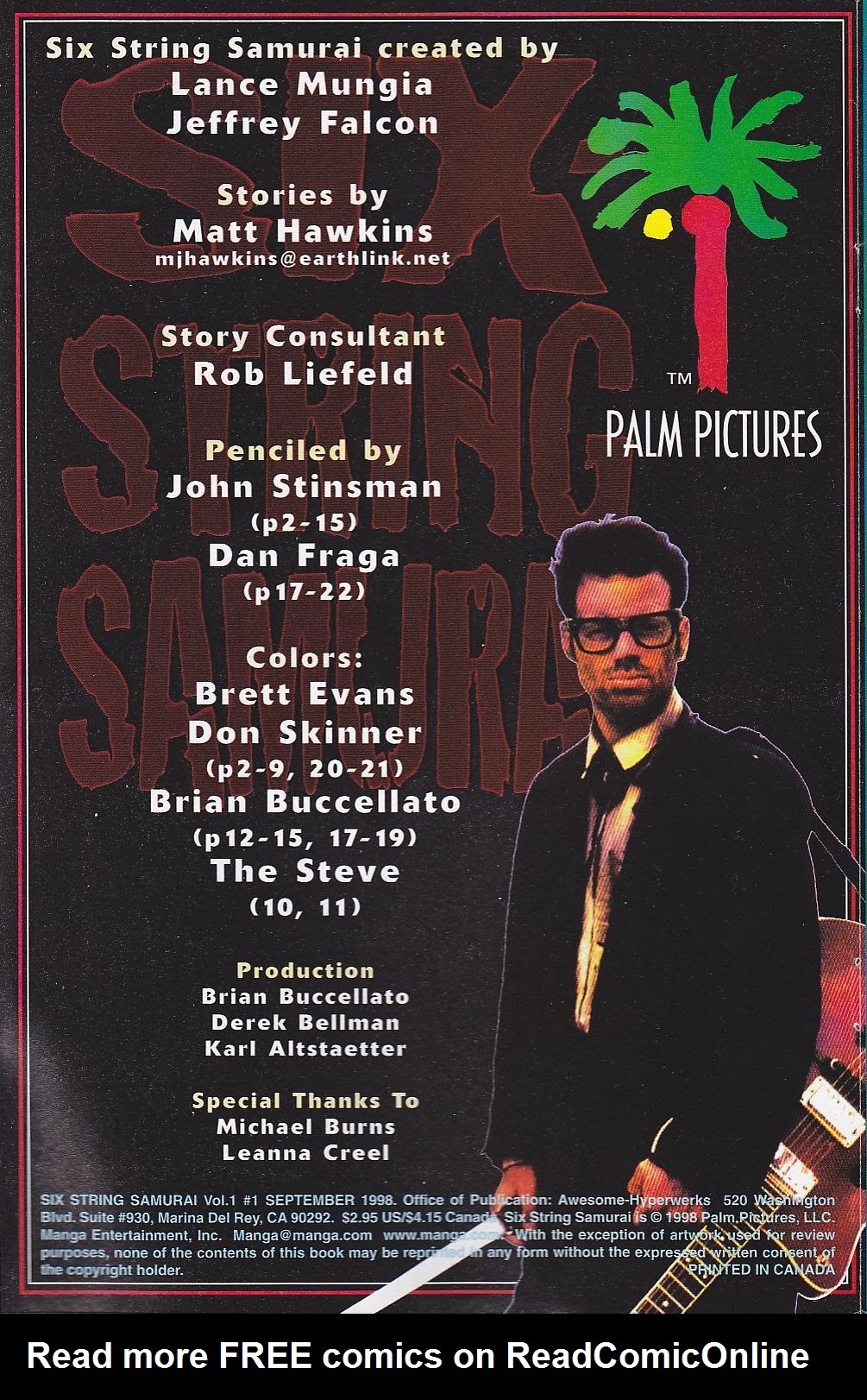 Read online Six-String Samurai comic -  Issue # Full - 2