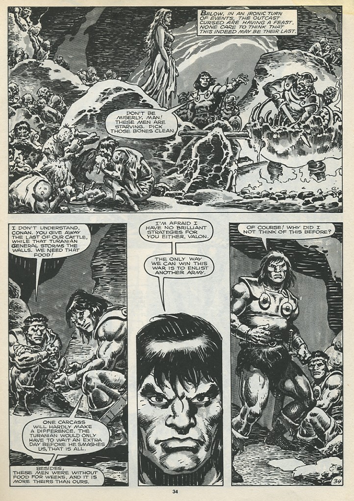 Read online The Savage Sword Of Conan comic -  Issue #173 - 36