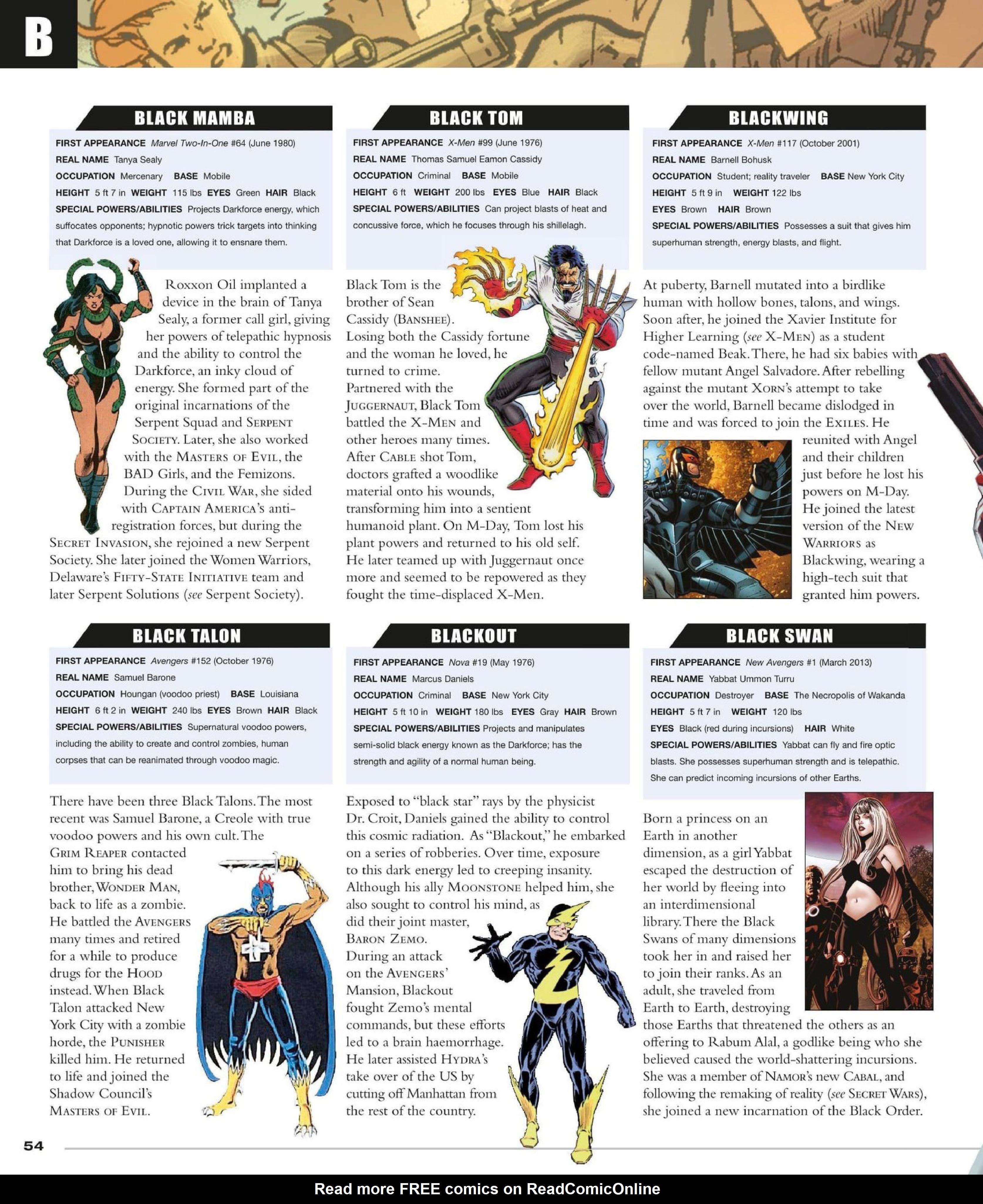 Read online Marvel Encyclopedia, New Edition comic -  Issue # TPB (Part 1) - 56