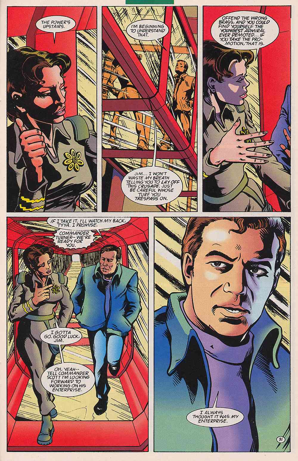 Read online Star Trek (1989) comic -  Issue #75 - 32