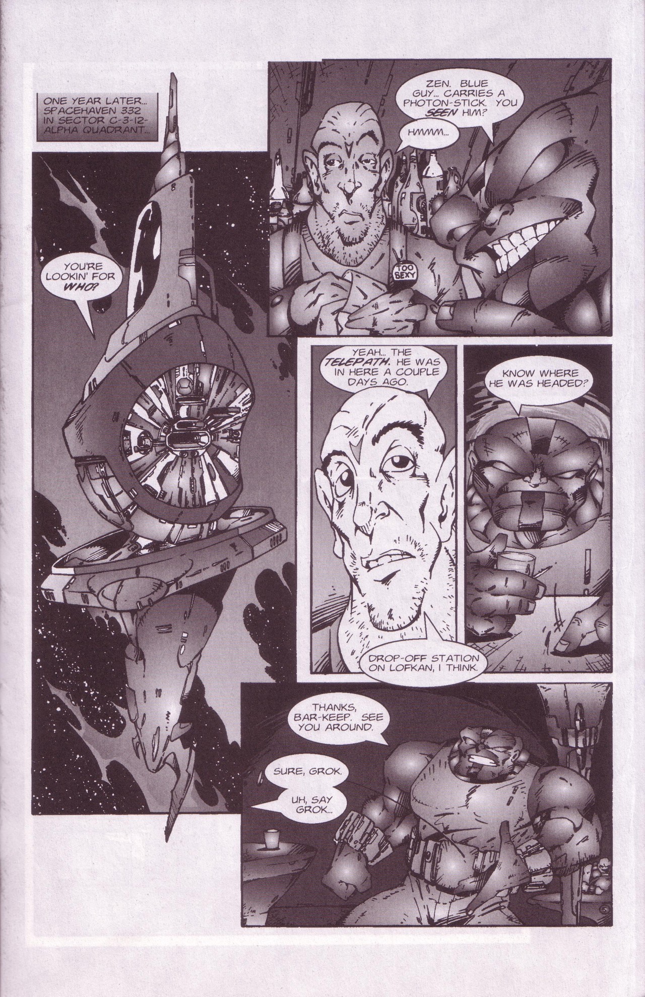 Read online Zen Intergalactic Ninja: Starquest comic -  Issue #1 - 7