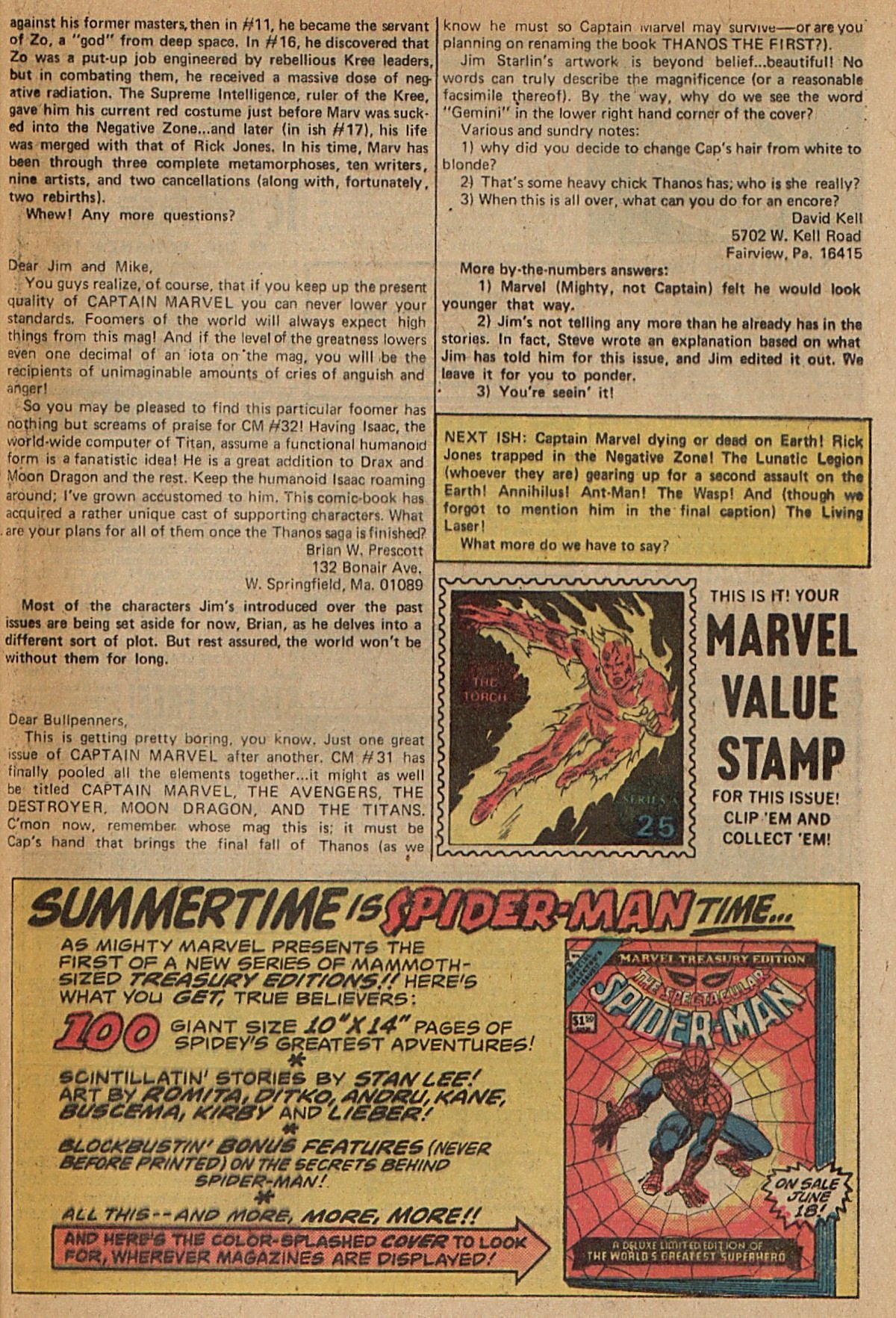 Captain Marvel (1968) Issue #34 #34 - English 13