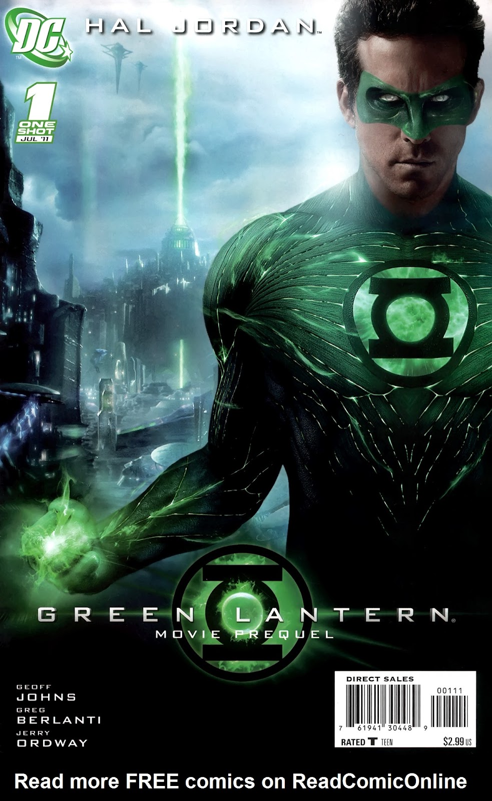 Green Lantern Movie Prequel: Hal Jordan issue Full - Page 1