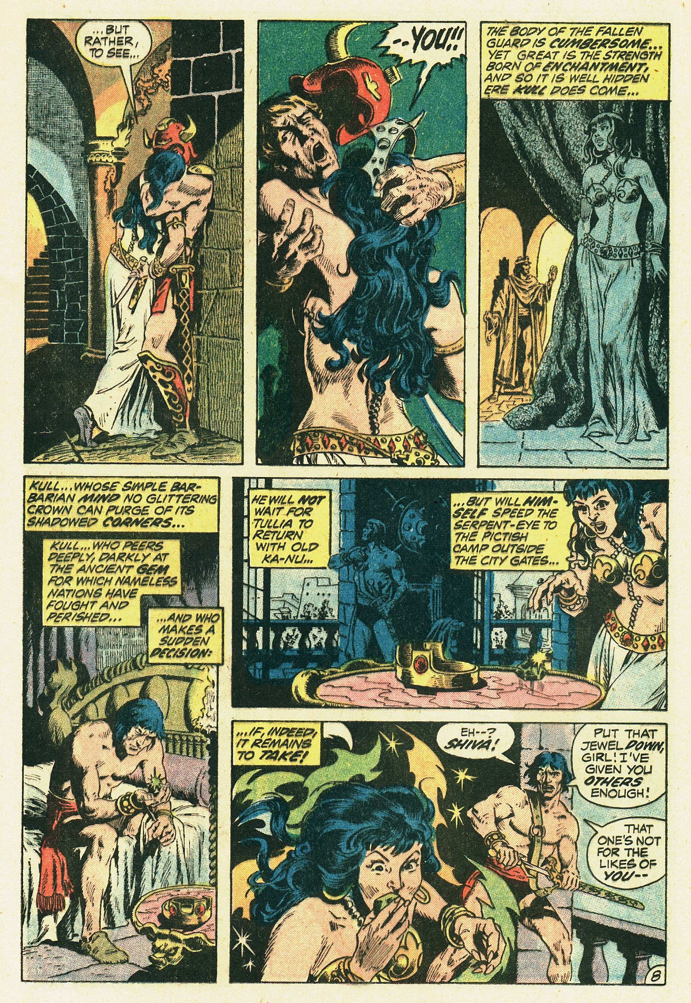 Read online Kull, the Conqueror (1971) comic -  Issue #3 - 9