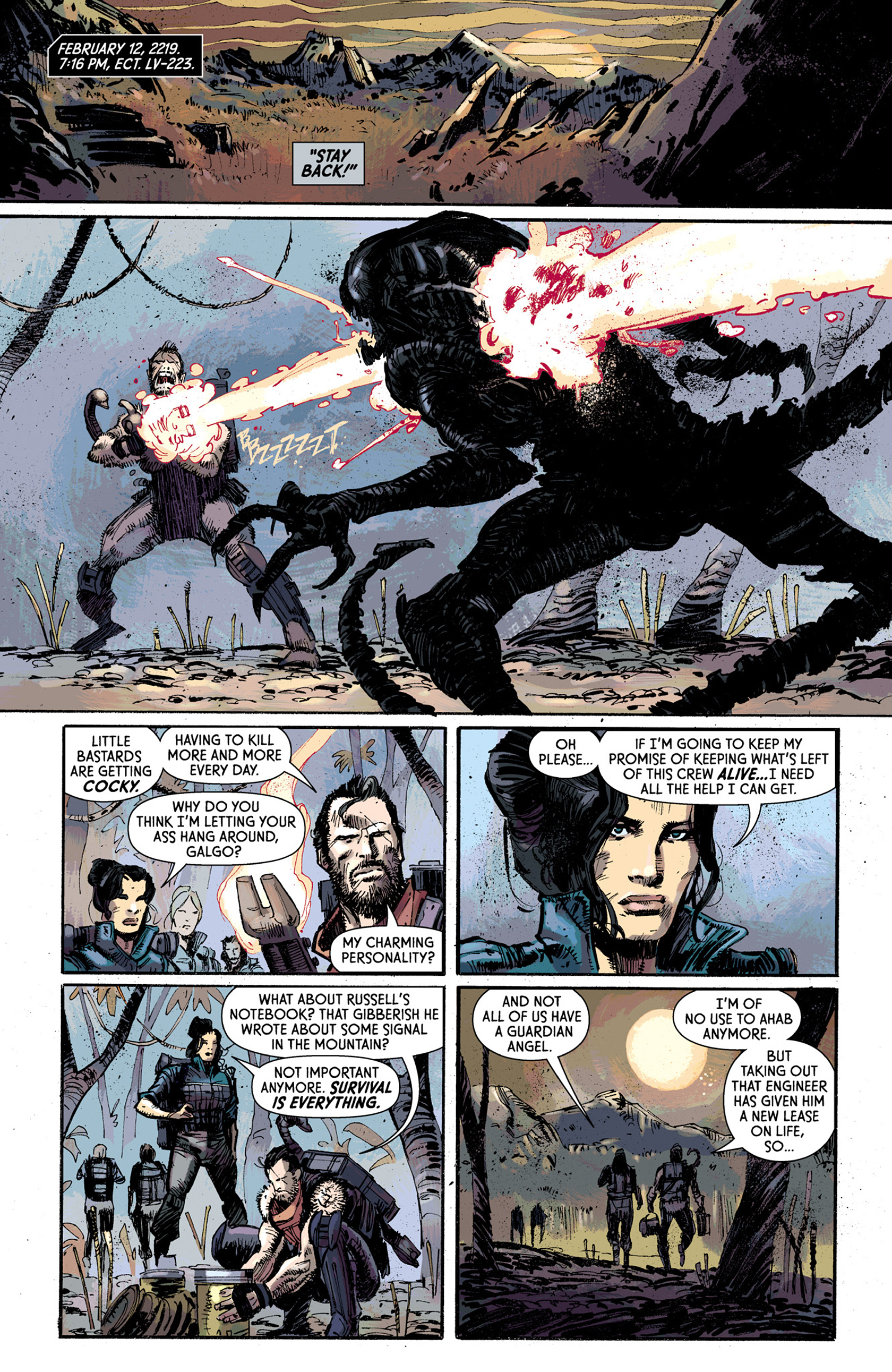Read online Predator: Fire and Stone comic -  Issue #4 - 21