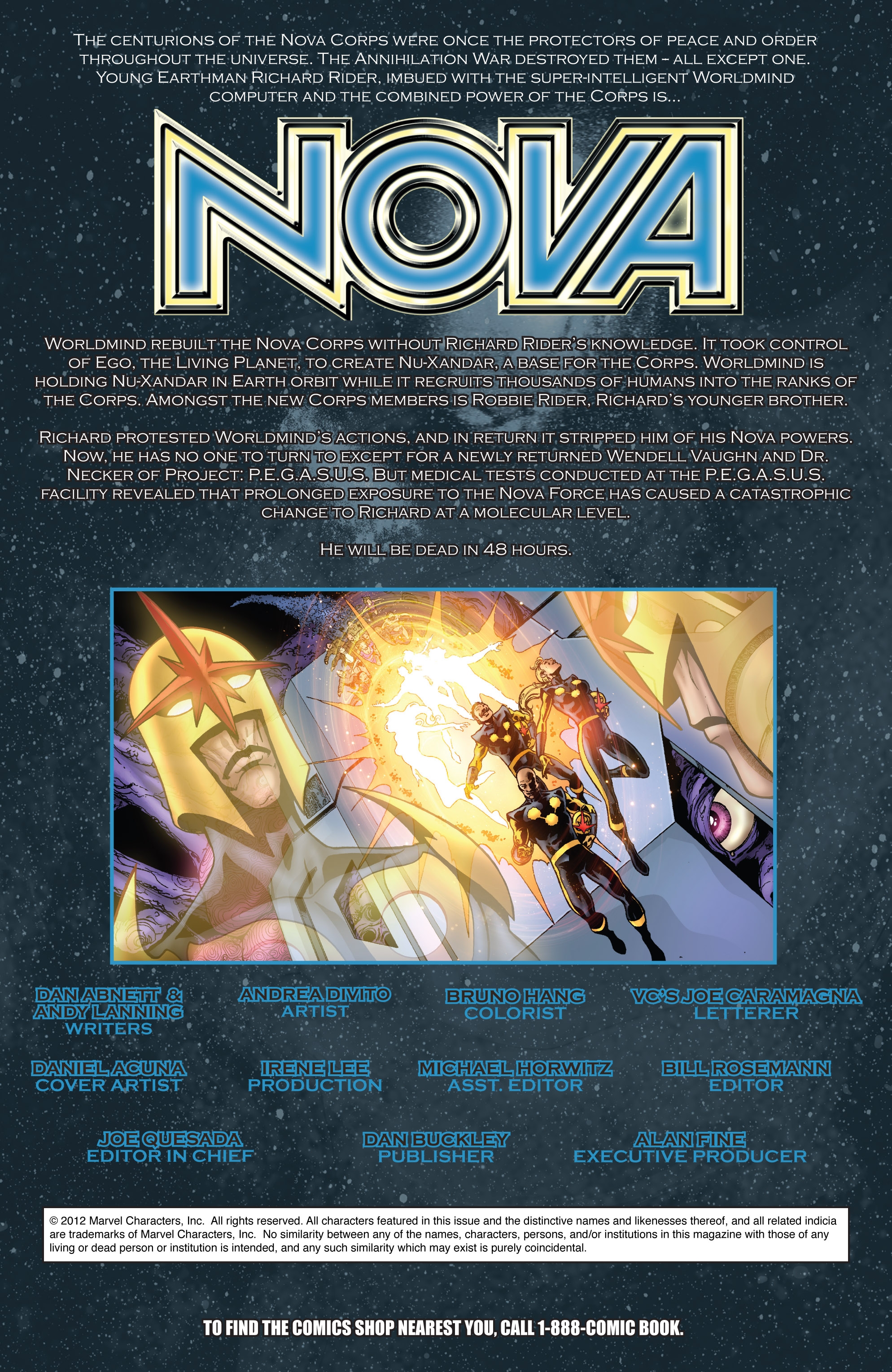 Read online Nova (2007) comic -  Issue #23 - 2