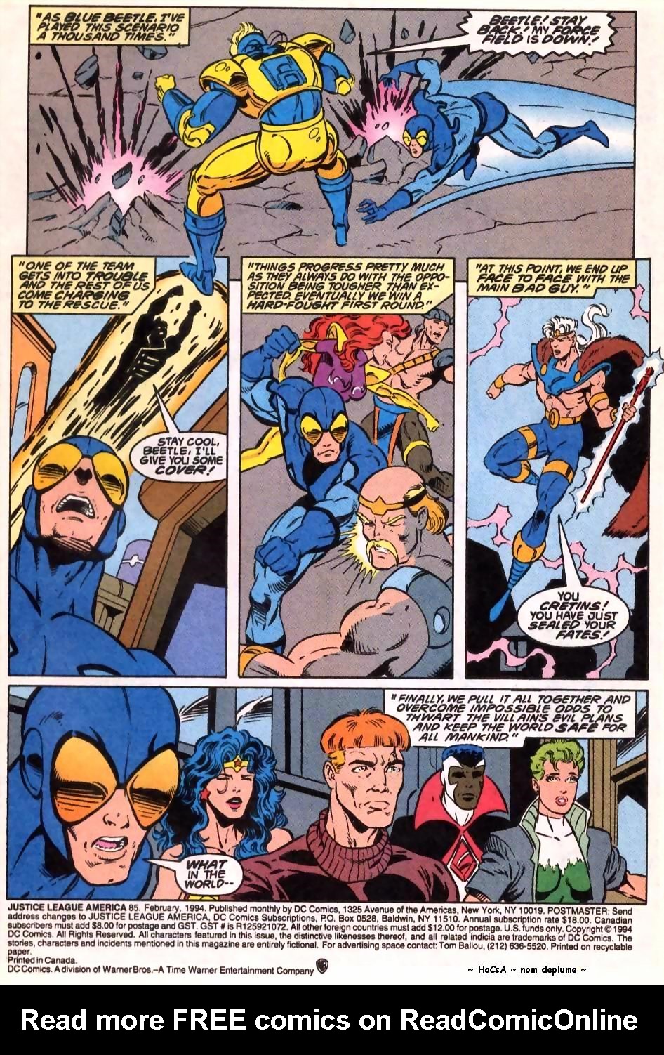 Read online Justice League America comic -  Issue #85 - 2