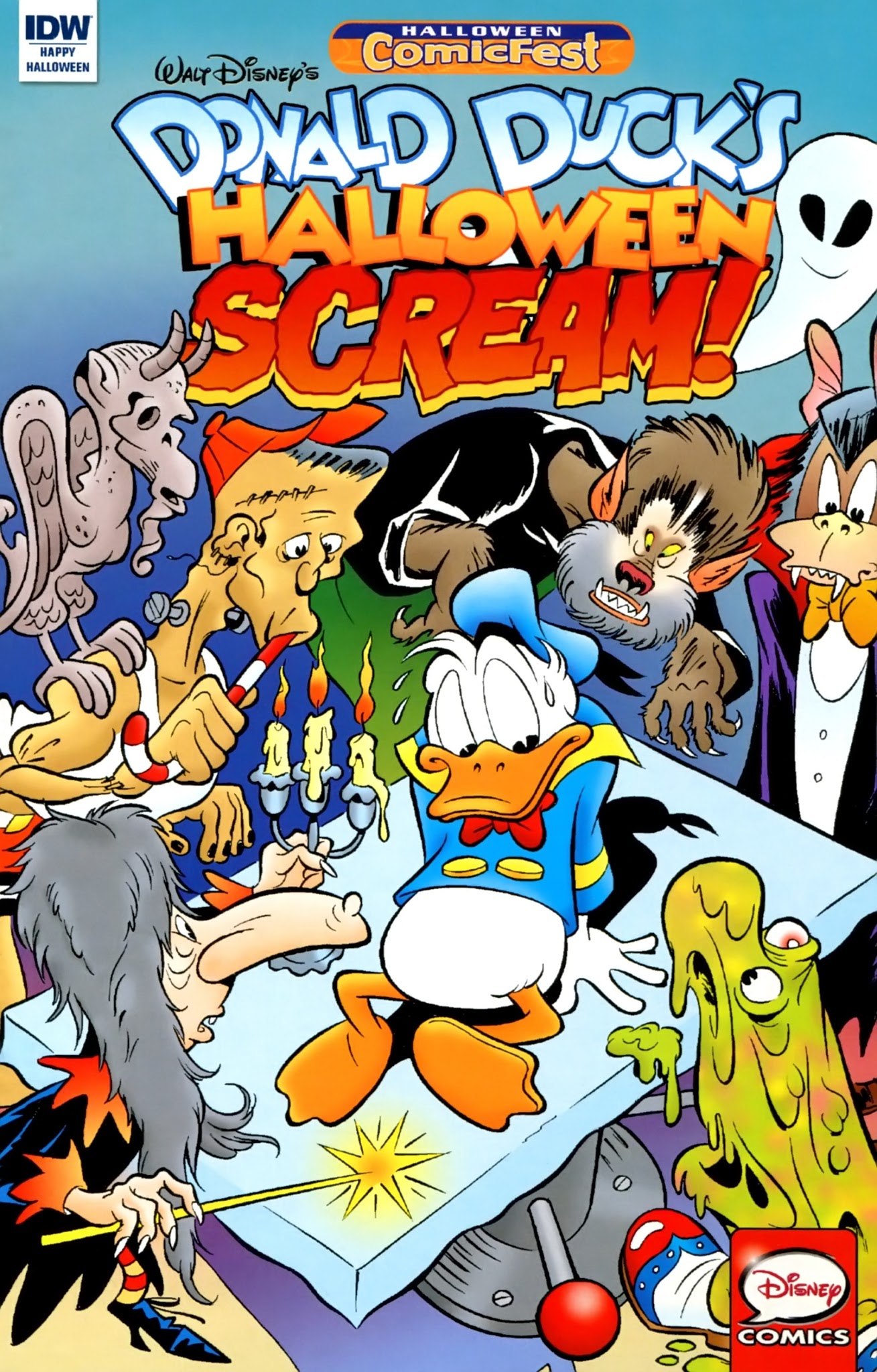 Read online Donald Duck's Halloween Scream! comic -  Issue #2 - 1