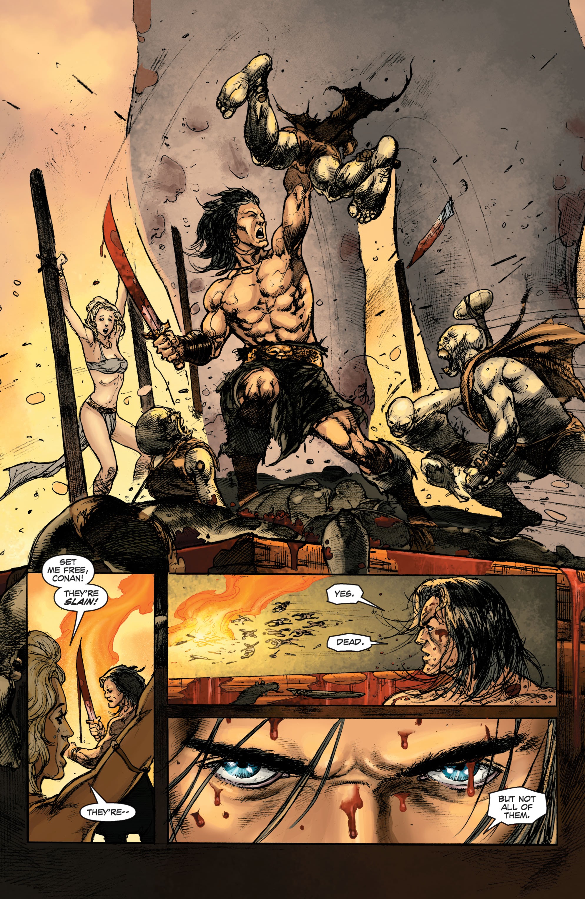 Read online Conan Chronicles Epic Collection comic -  Issue # TPB Blood In His Wake (Part 4) - 100