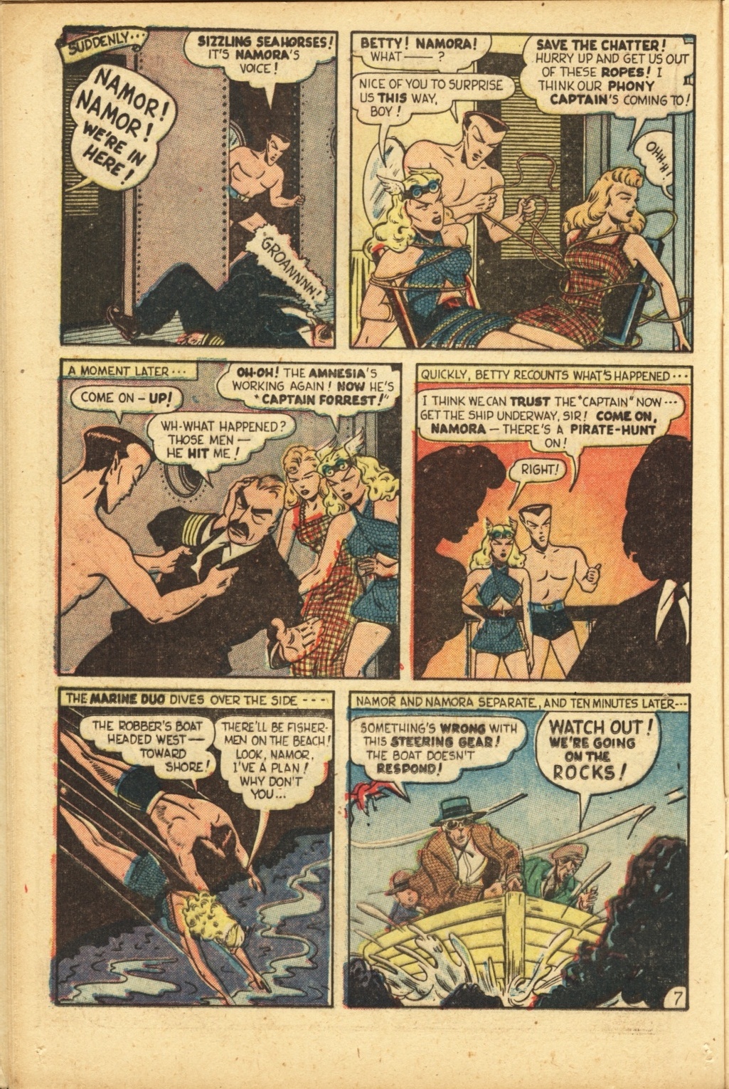 Read online Marvel Mystery Comics comic -  Issue #91 - 17