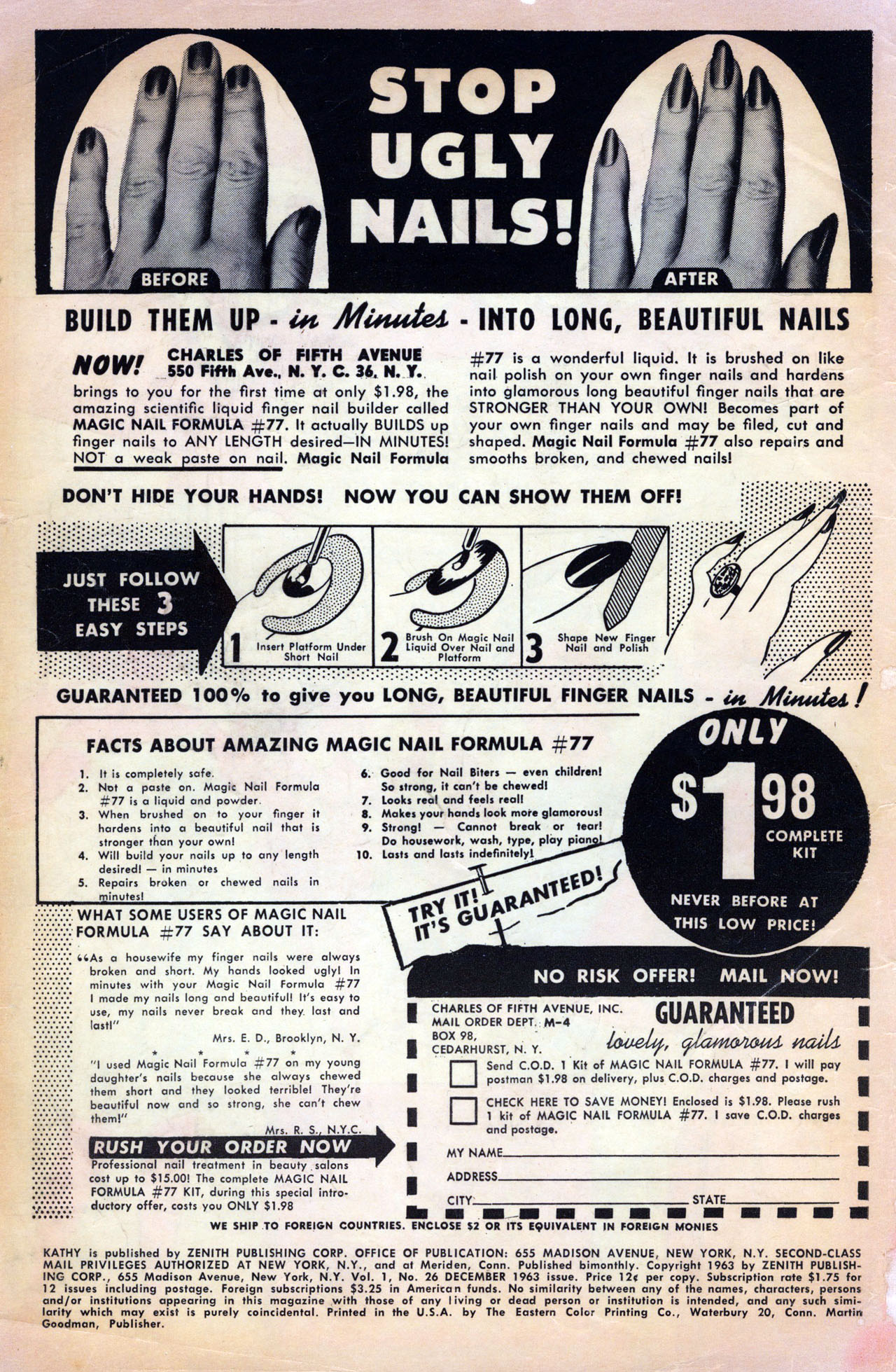 Read online Kathy (1959) comic -  Issue #26 - 2