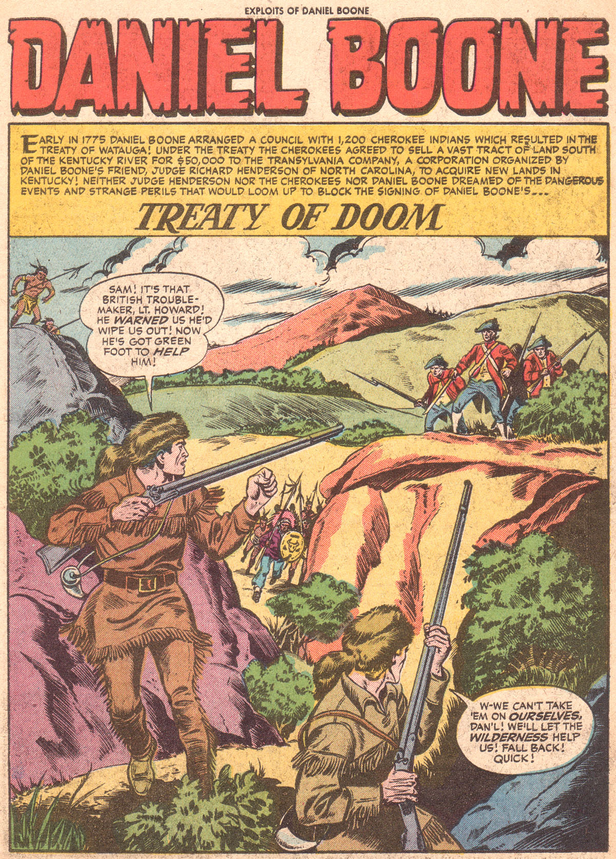 Read online Exploits of Daniel Boone comic -  Issue #5 - 3