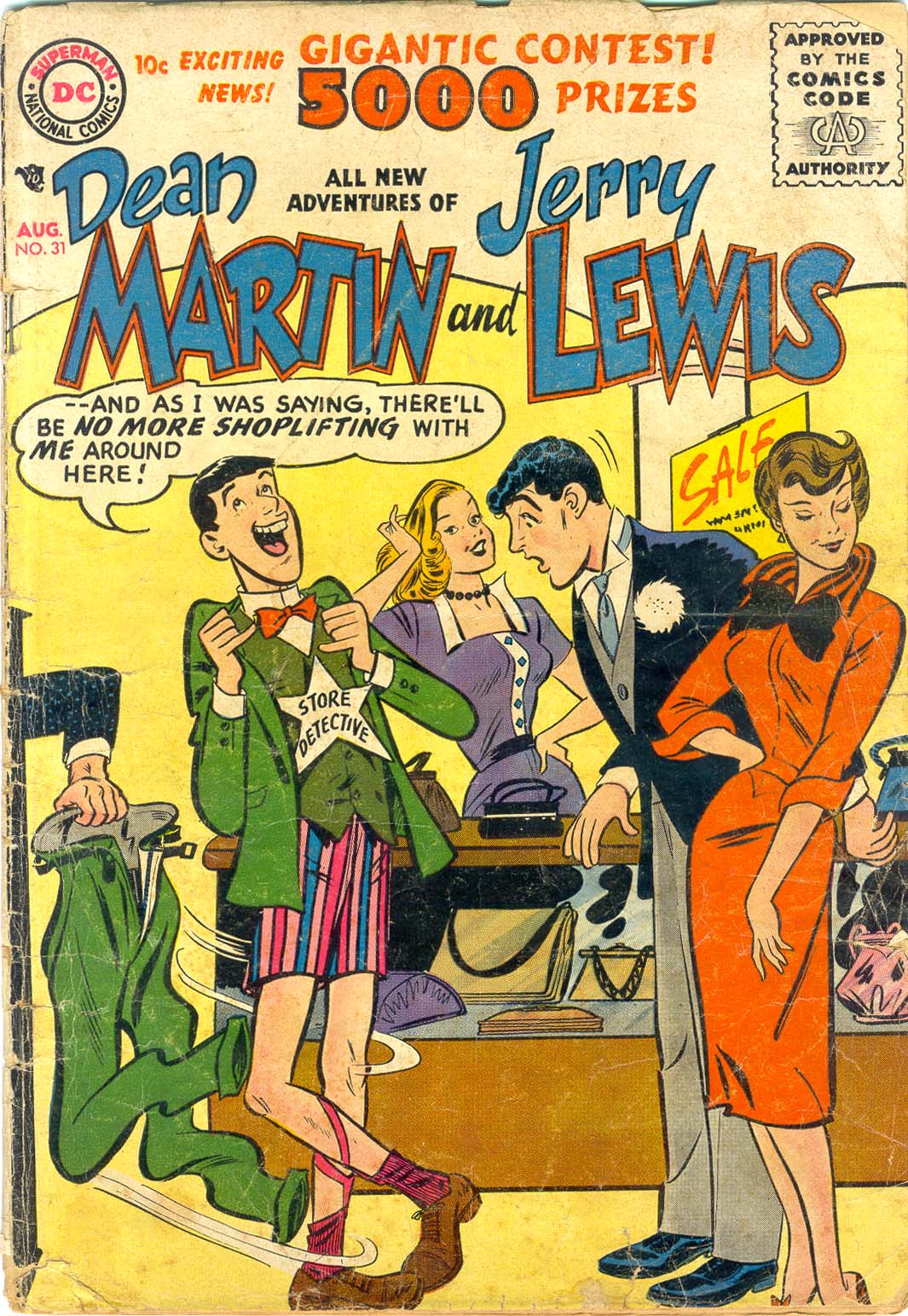 Read online The Adventures of Dean Martin and Jerry Lewis comic -  Issue #31 - 1