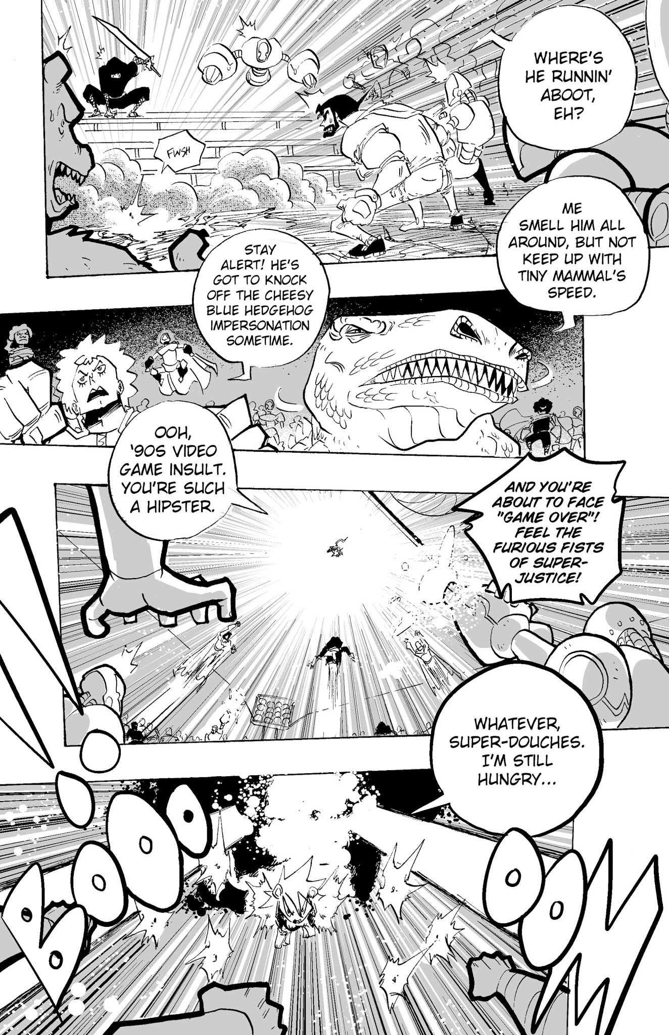 Read online Honey Badger vs. The World comic -  Issue # Full - 9