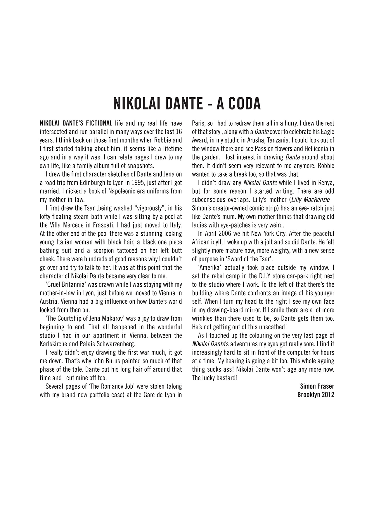 Read online Nikolai Dante comic -  Issue # TPB 11 - 196
