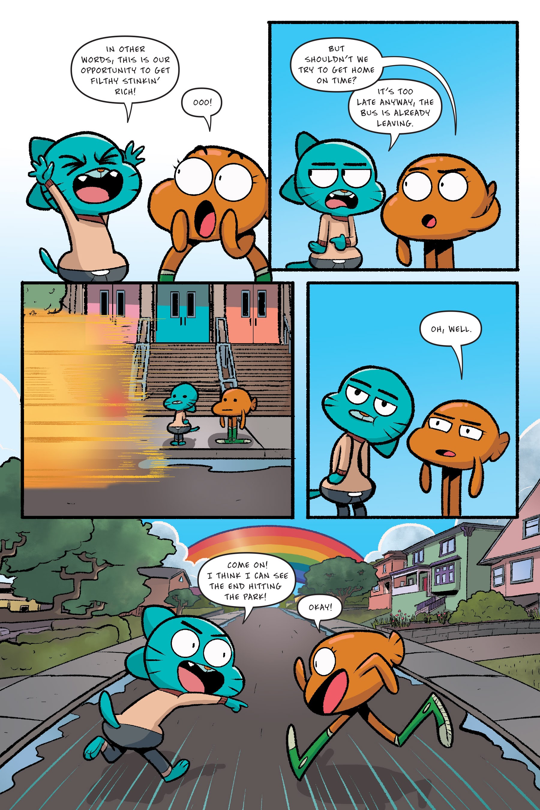 Read online The Amazing World of Gumball: The Storm comic -  Issue # TPB - 129