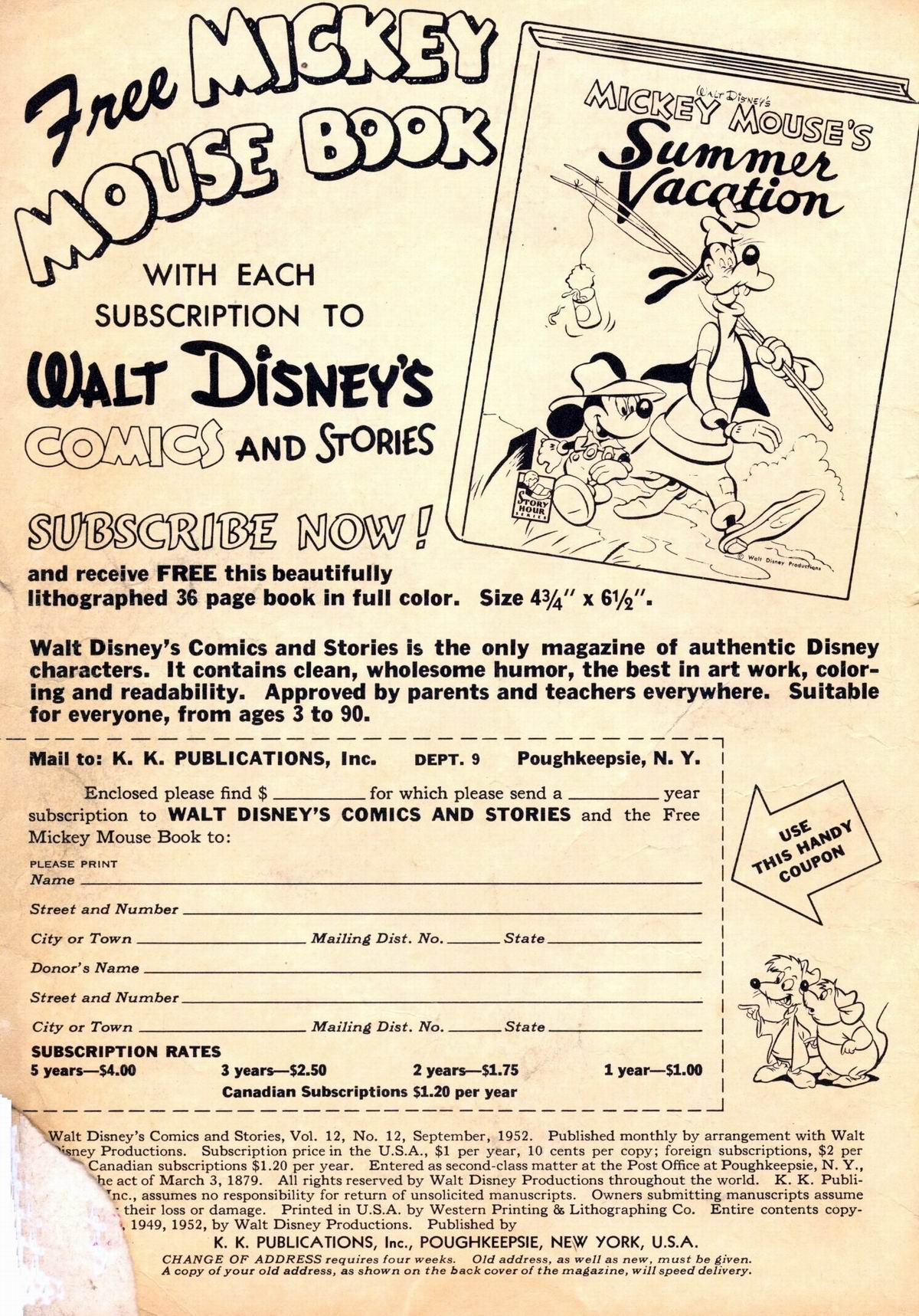 Read online Walt Disney's Comics and Stories comic -  Issue #144 - 2