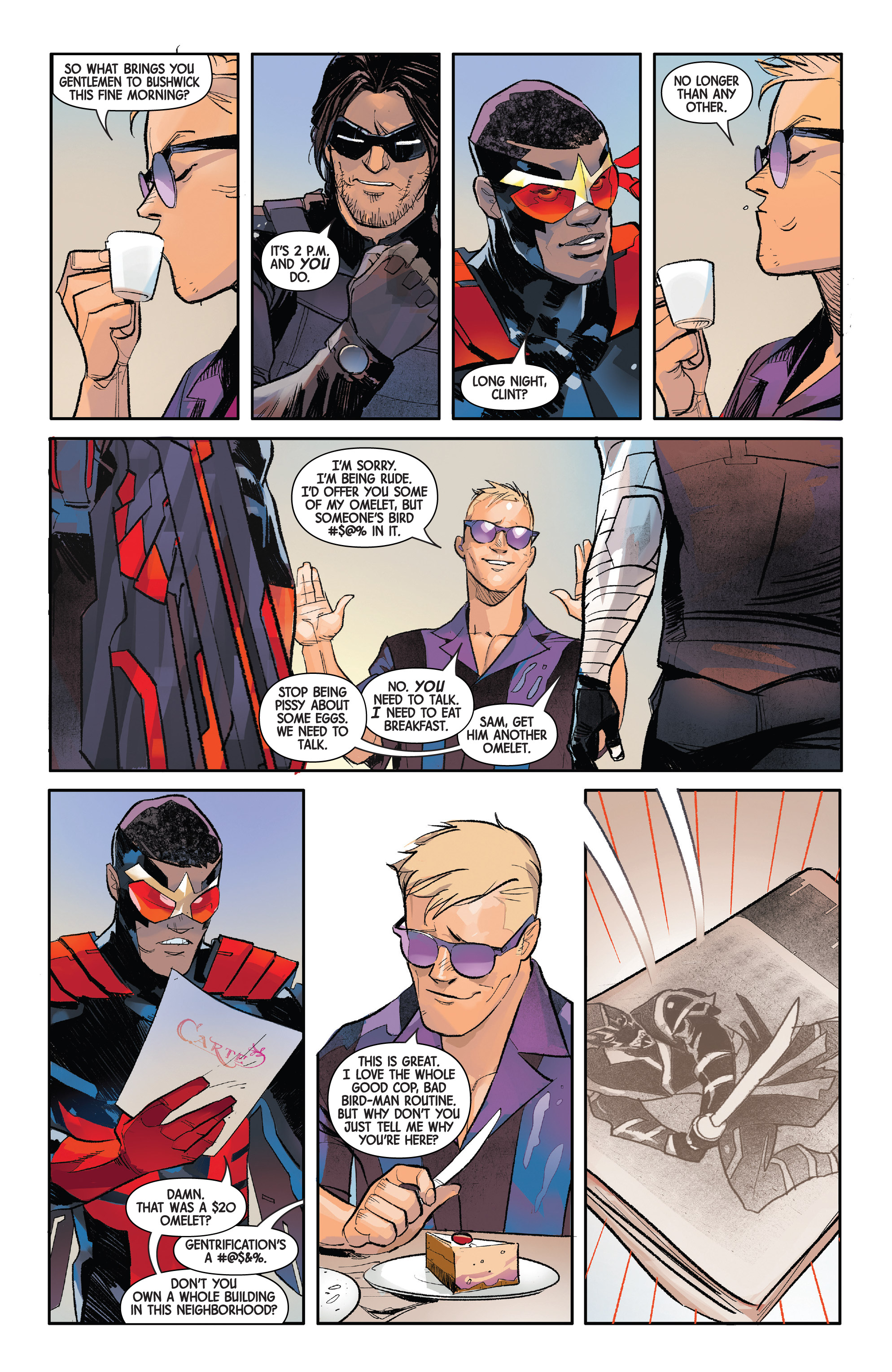 Read online Hawkeye: Freefall comic -  Issue #1 - 18