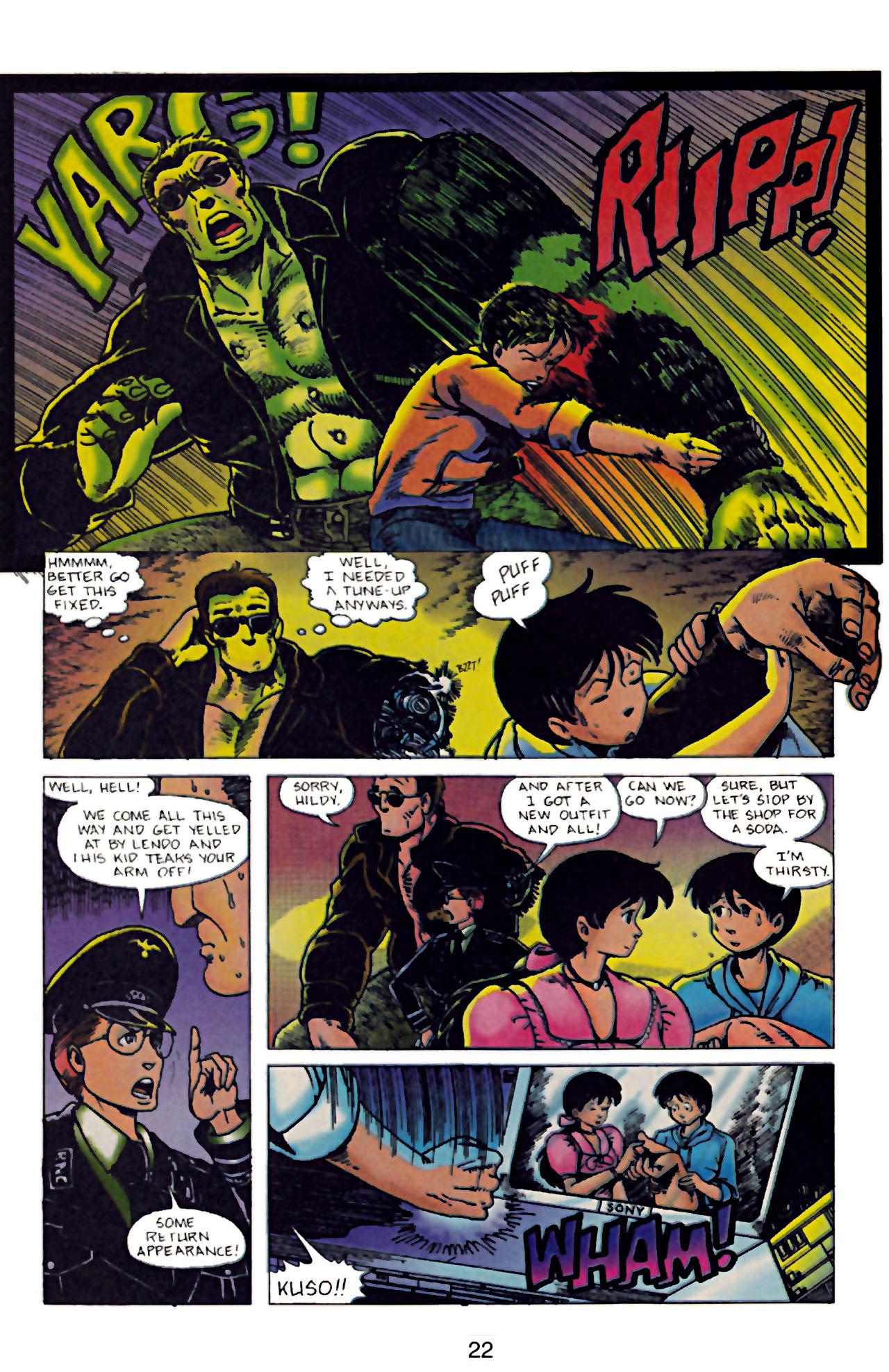 Read online Ninja High School In Color comic -  Issue #7 - 24