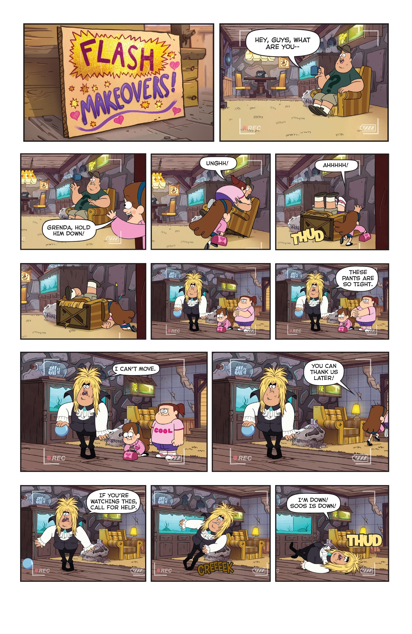 Read online Disney Gravity Falls Shorts Cinestory Comic comic -  Issue #3 - 16