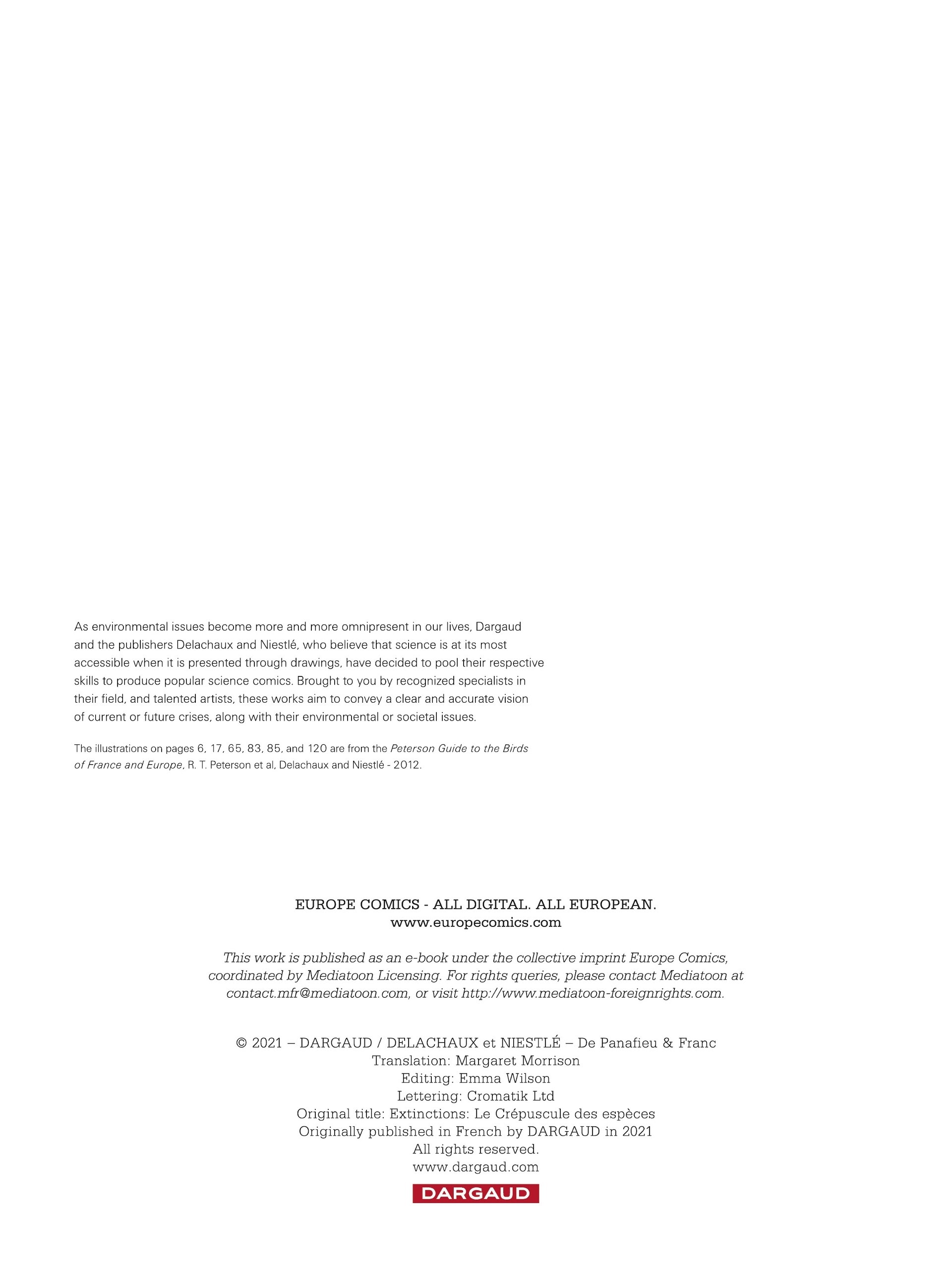 Read online Extinctions: Twilight of the Species comic -  Issue # TPB - 127