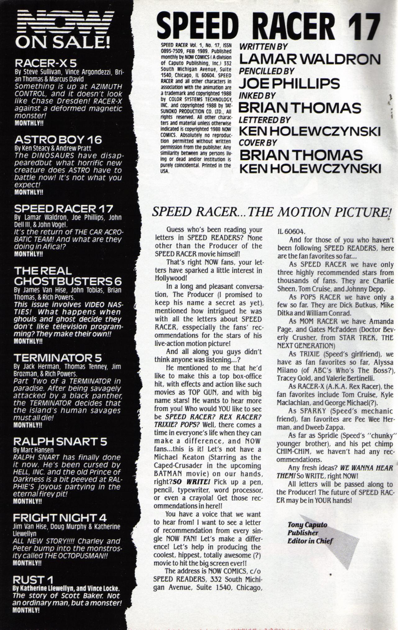 Read online Speed Racer (1987) comic -  Issue #17 - 2