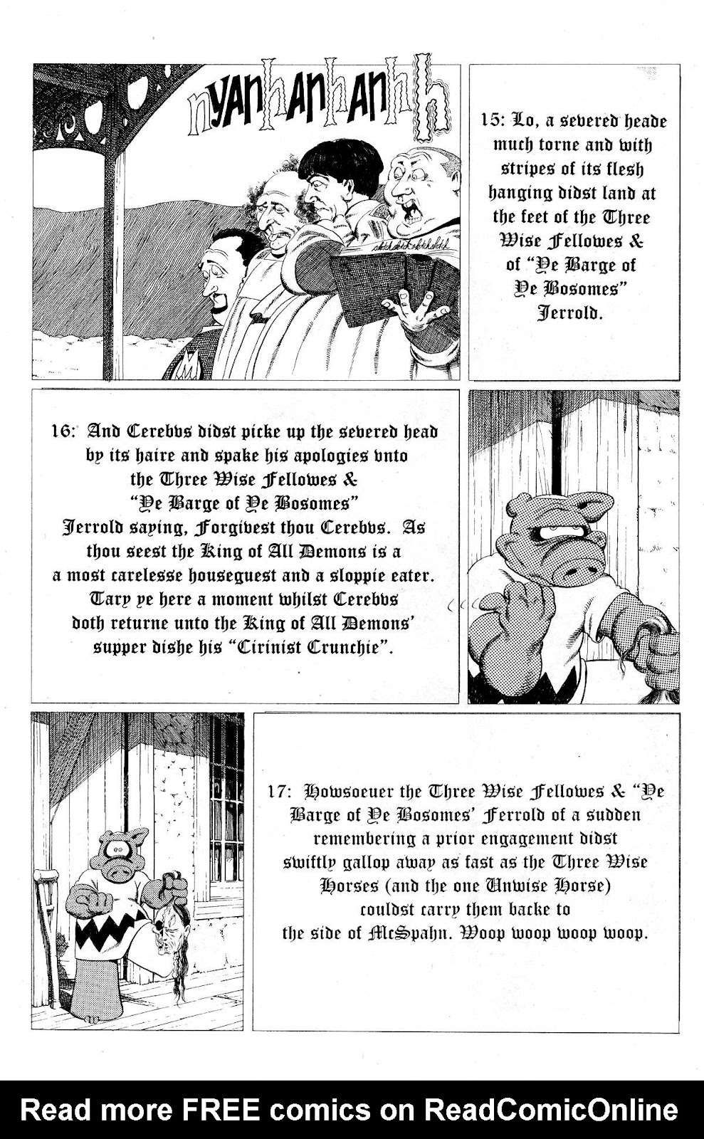 Cerebus Issue #276 #275 - English 8 Cerebus Issue #276 #275 - English 8