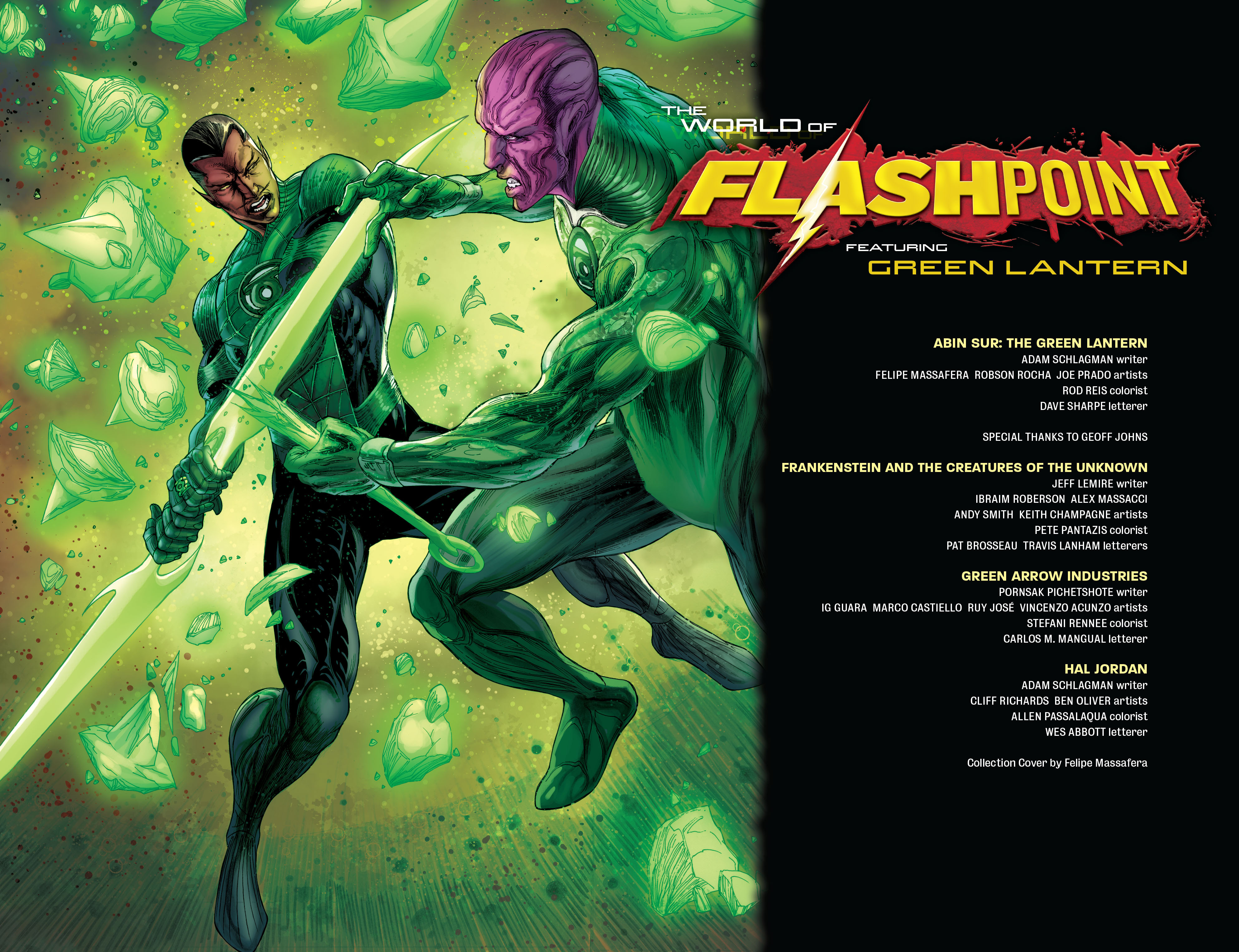 Read online Flashpoint: The World of Flashpoint Featuring Green Lantern comic -  Issue # Full - 3