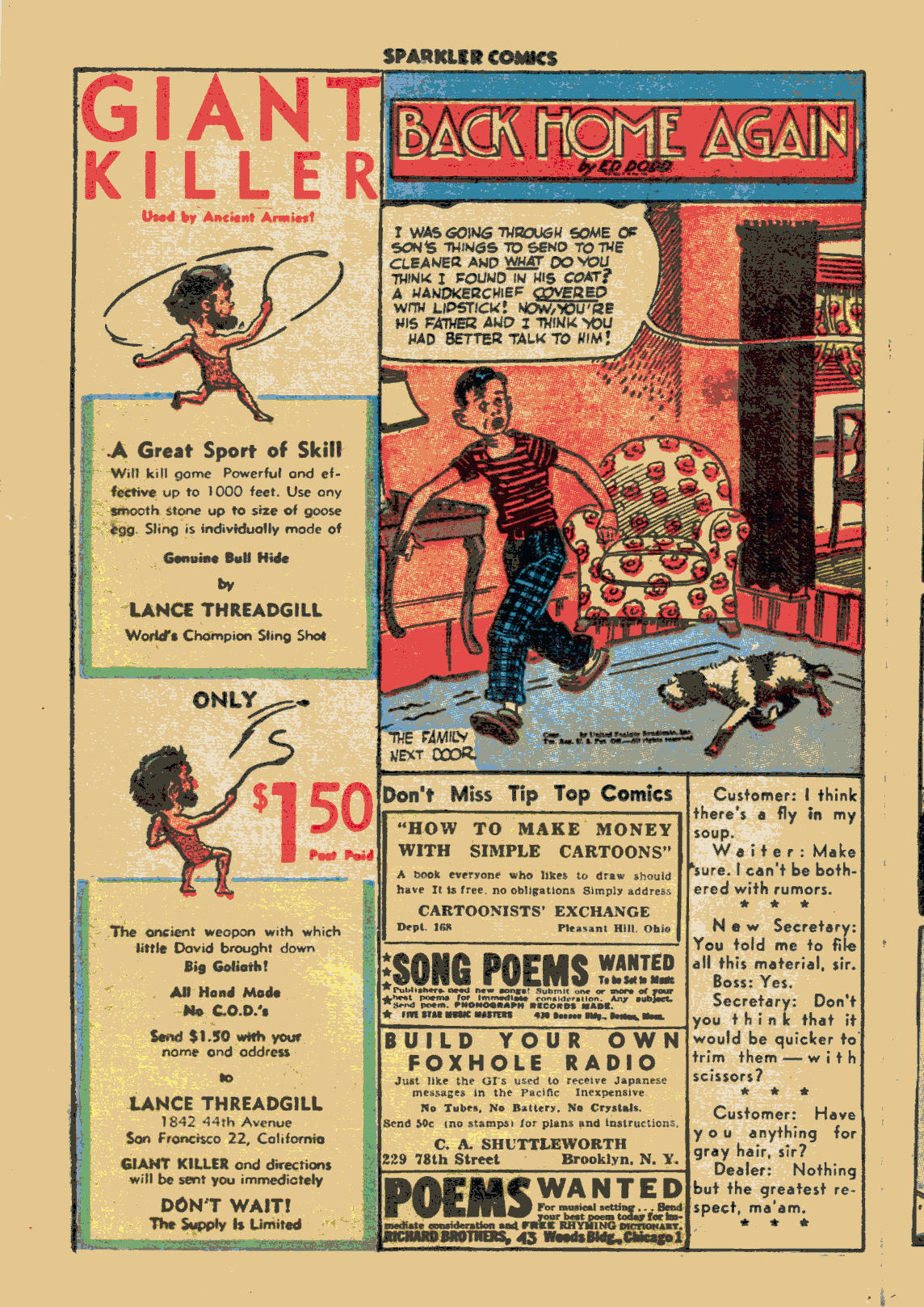 Read online Sparkler Comics comic -  Issue #58 - 36