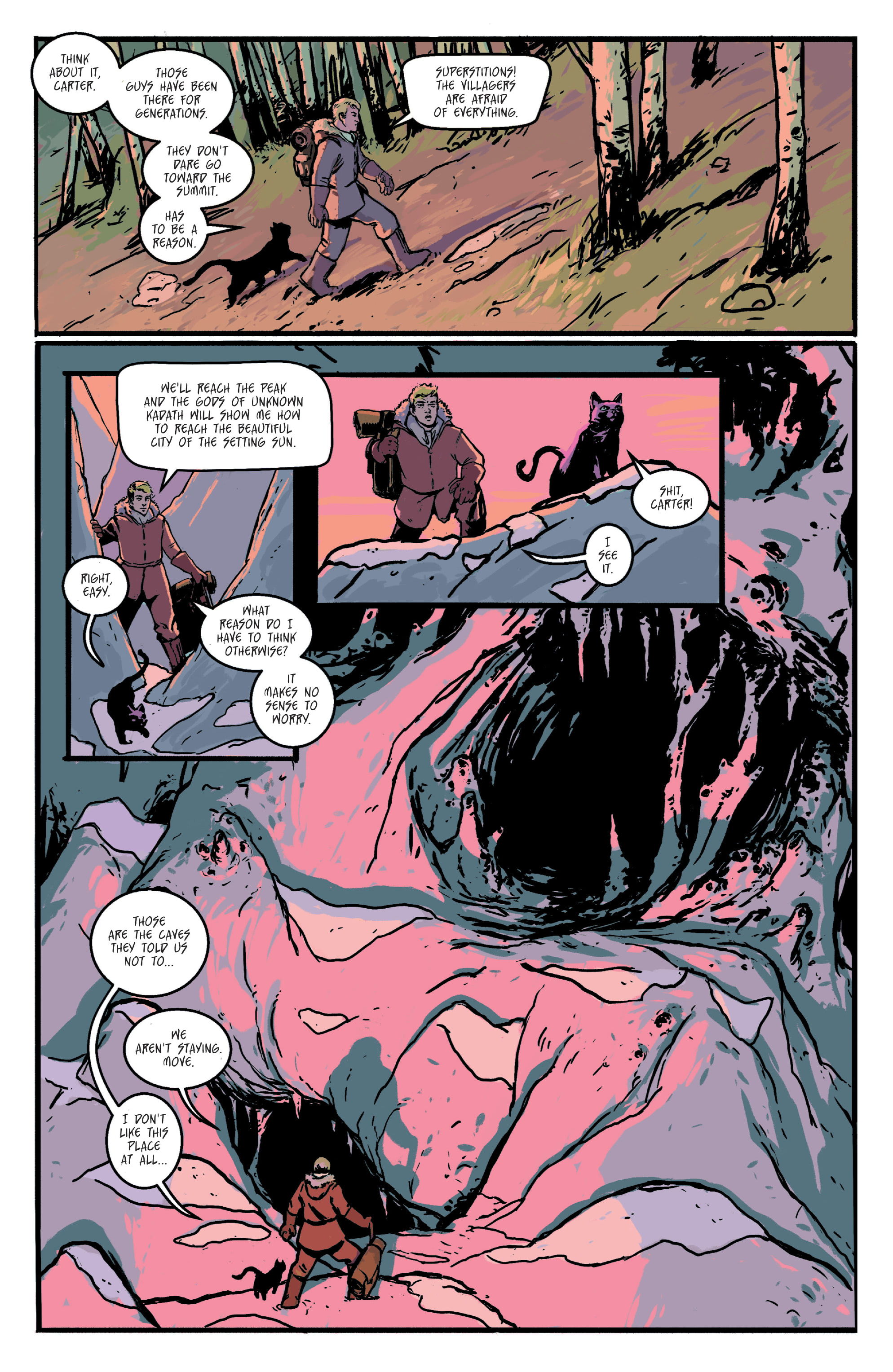 Read online Lovecraft Unknown Kadath comic -  Issue #2 - 19