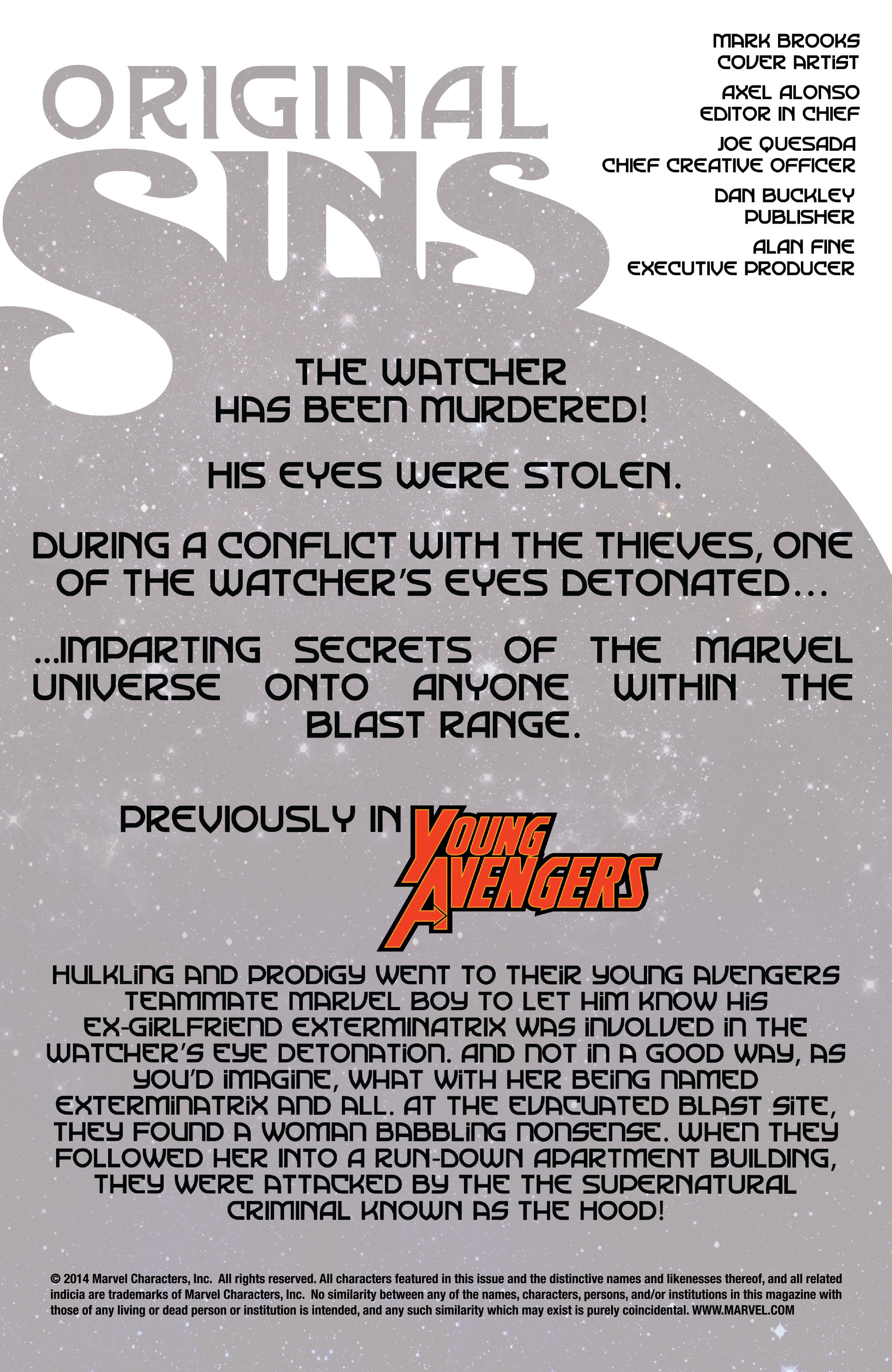 Read online Original Sins comic -  Issue #2 - 2