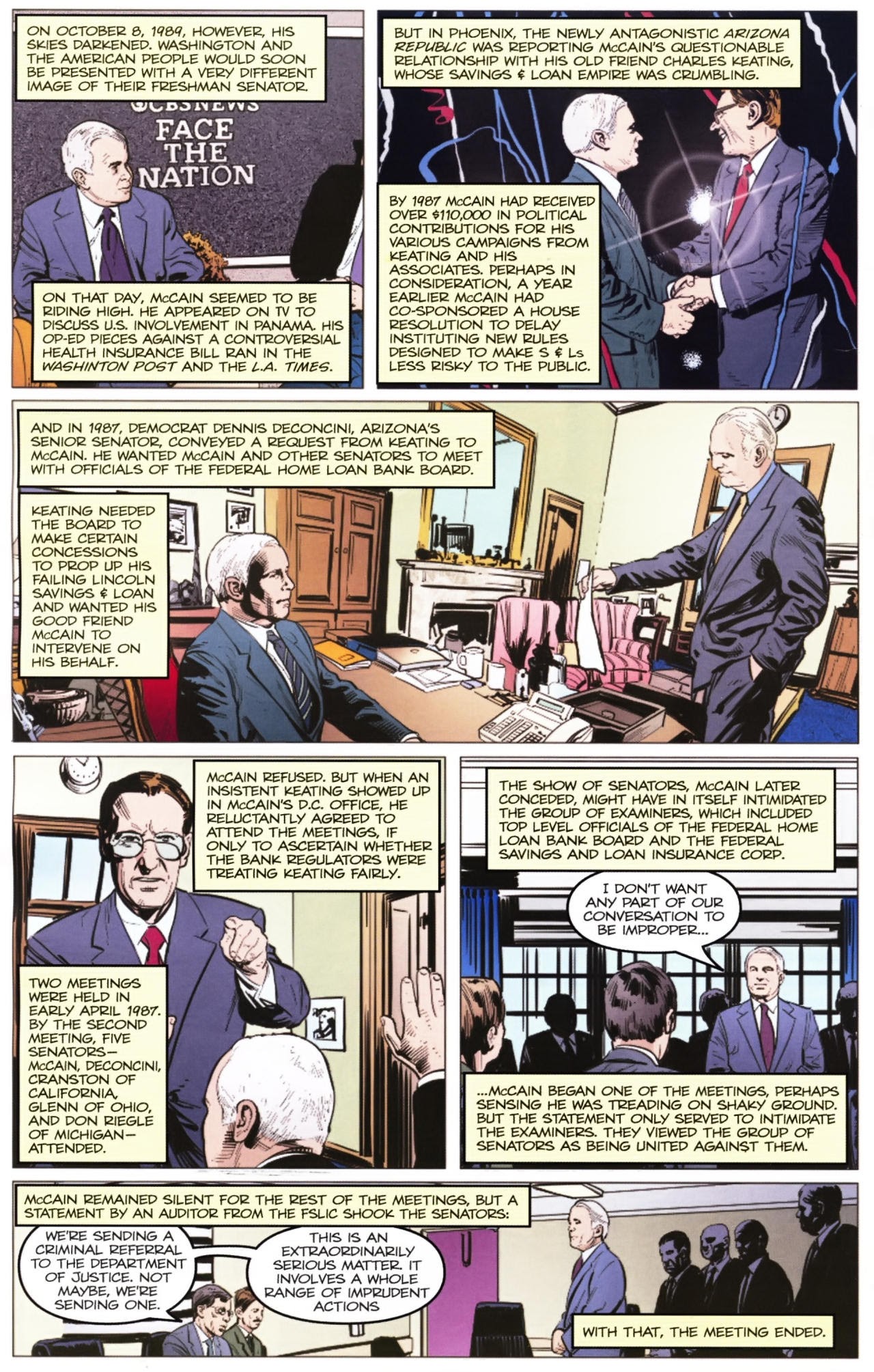 Read online Presidential Material: John McCain comic -  Issue # Full - 22