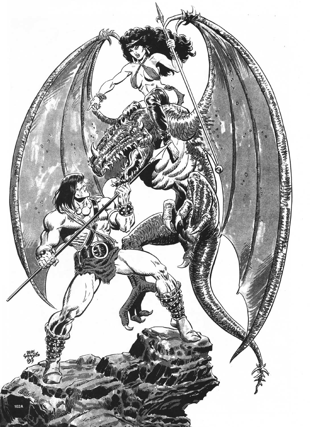 Read online The Savage Sword Of Conan comic -  Issue #171 - 53